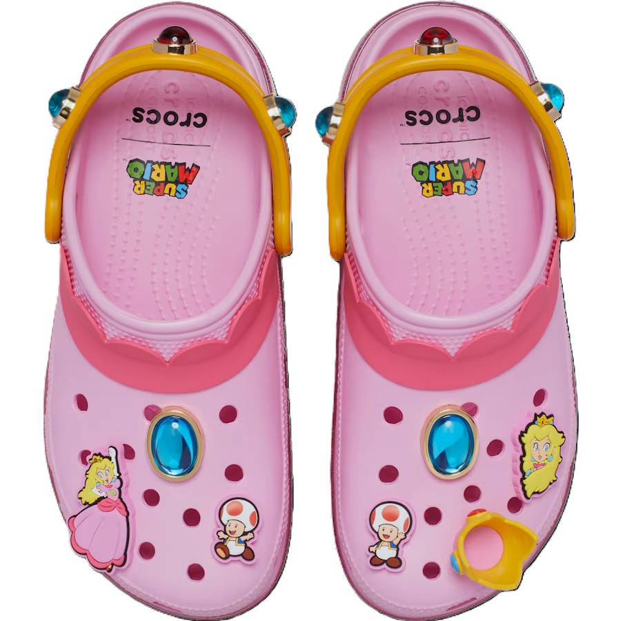 crocs princess peach classic clog