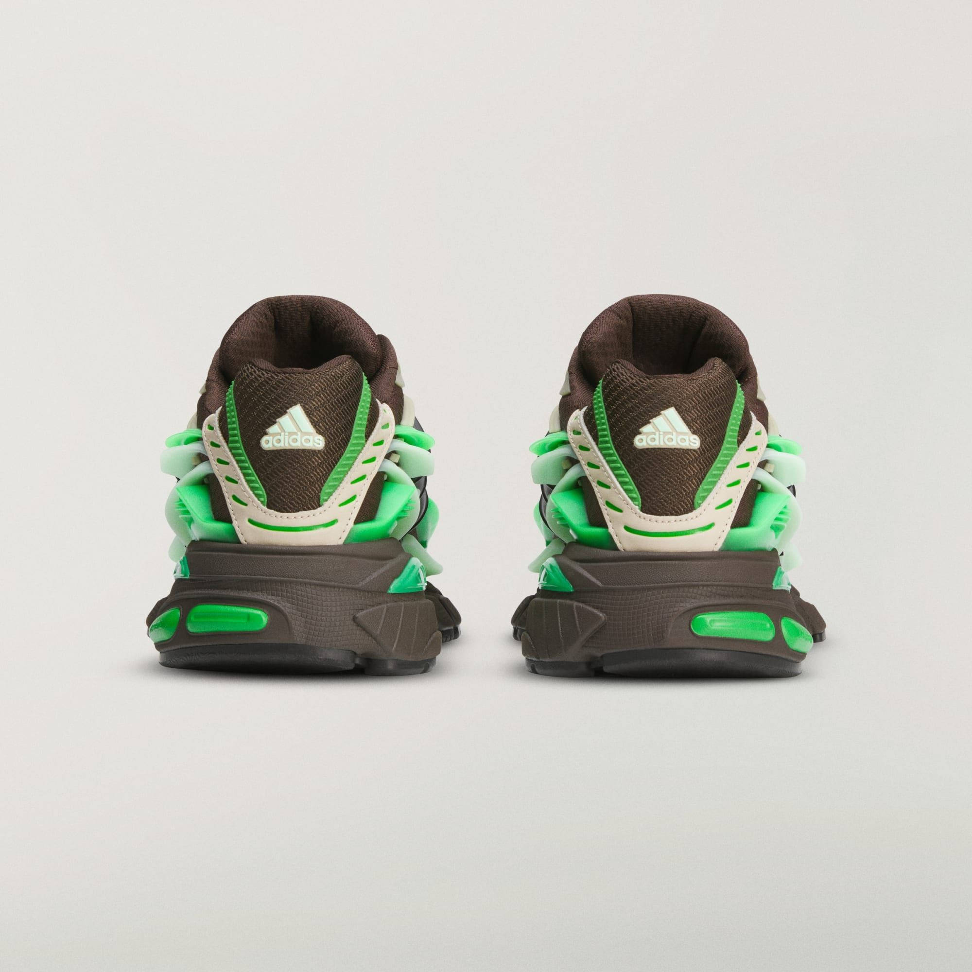 Pharrell x adidas Adistar Jellyfish Brown Green KK2888 back