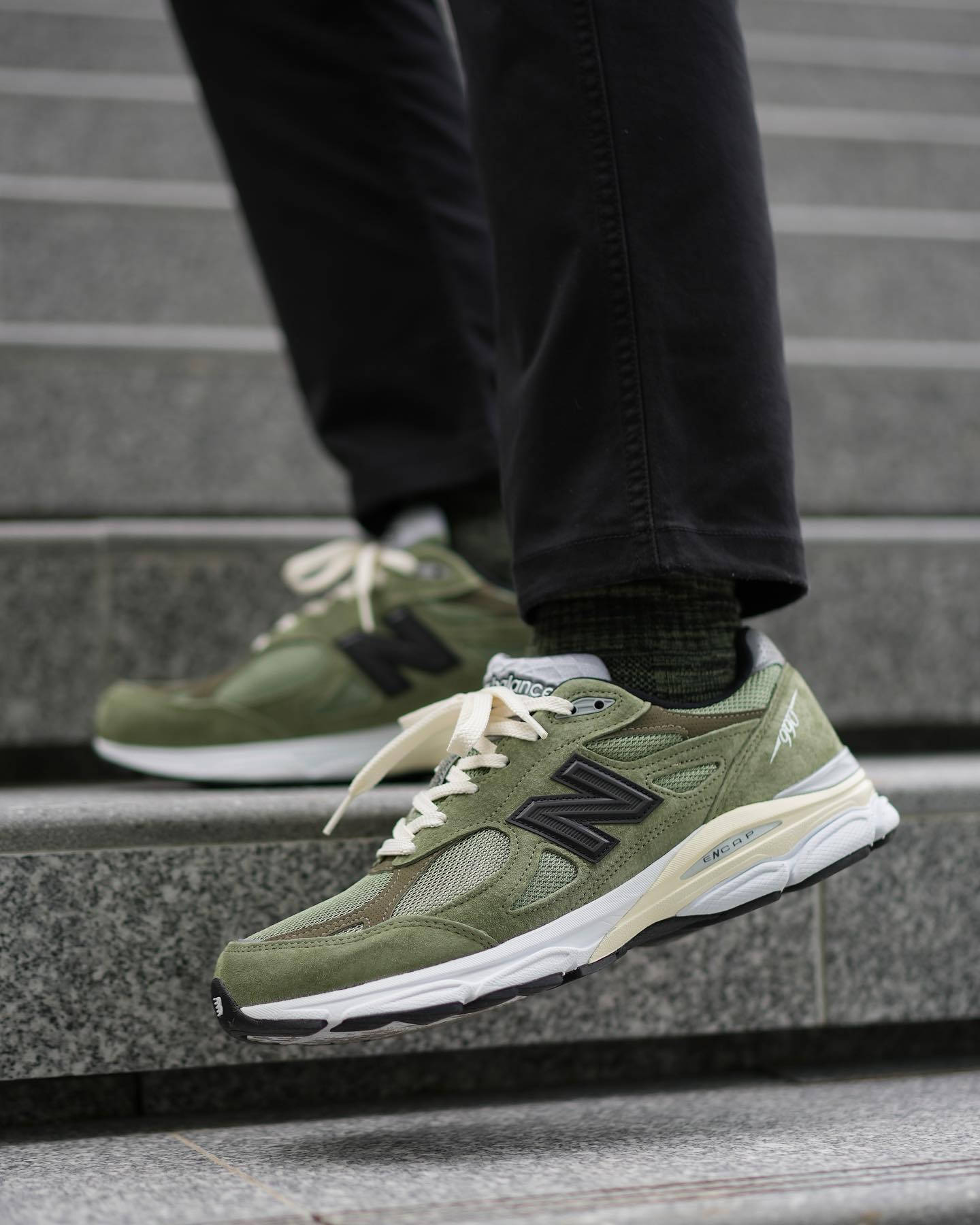 JJJJound x New Balance 990v3 Khaki