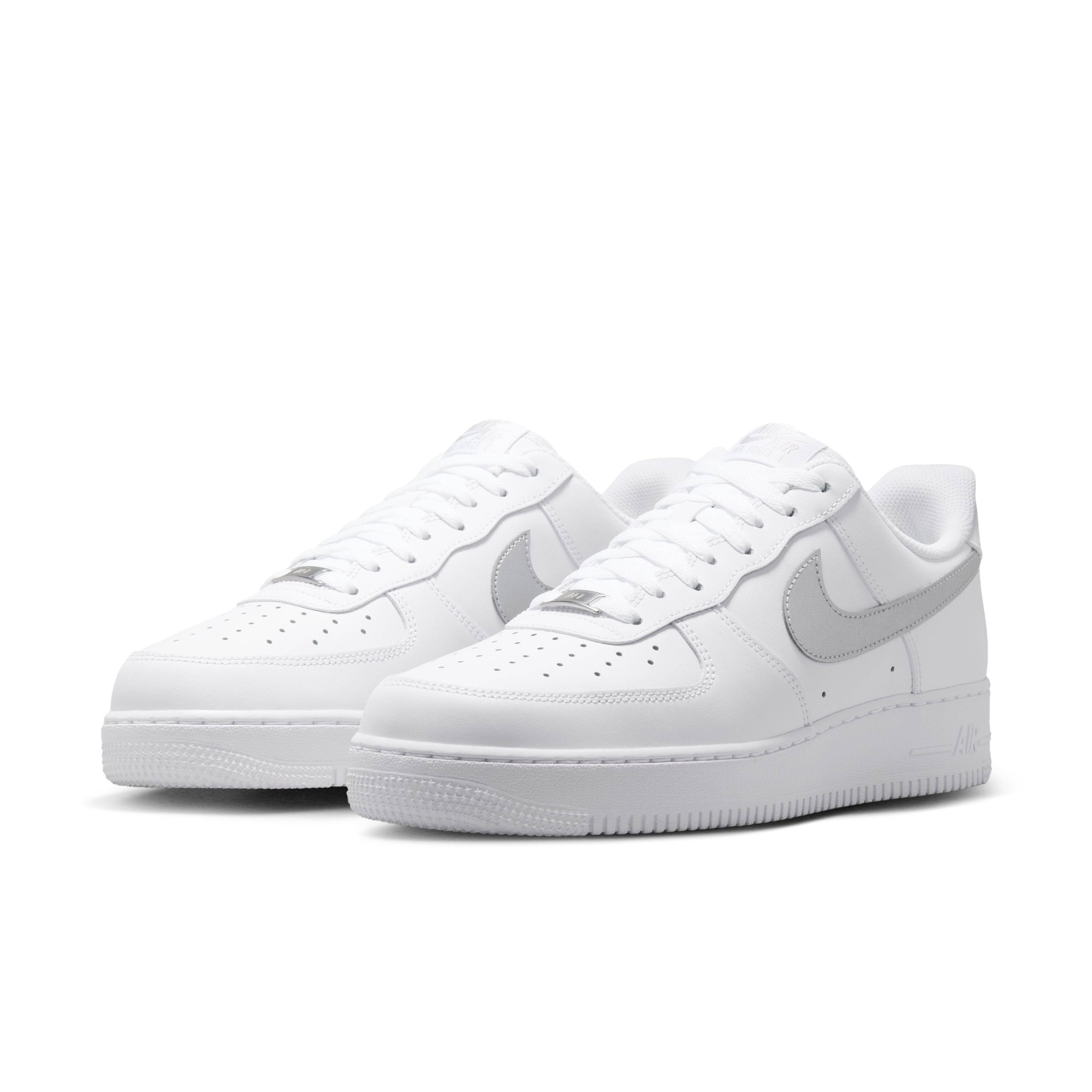Nike Air Force 1 Low 07 White Metallic Silver FJ4146 134 front