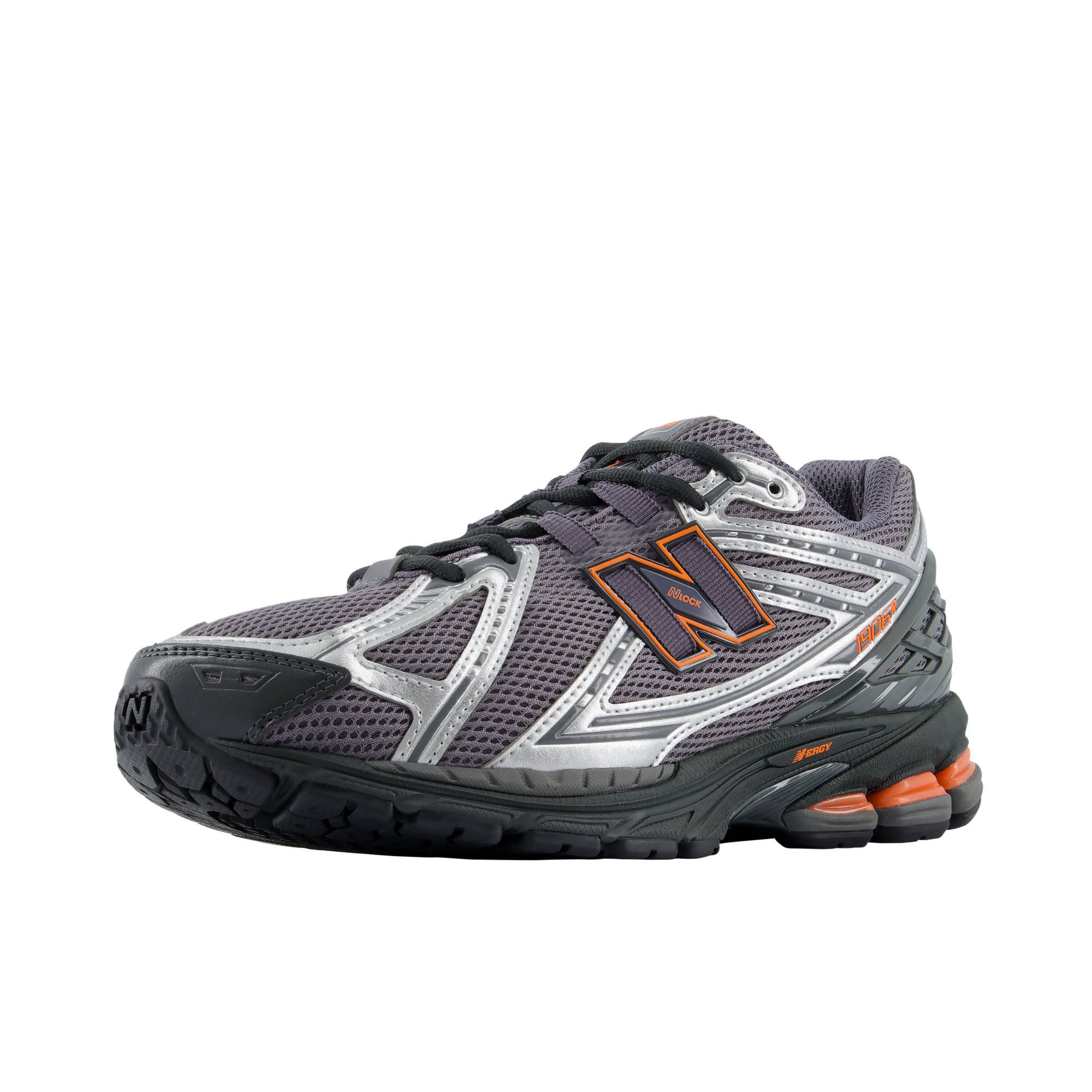 New Balance 1906R Neptune Grey Blaze Orange  U19065QZ front2