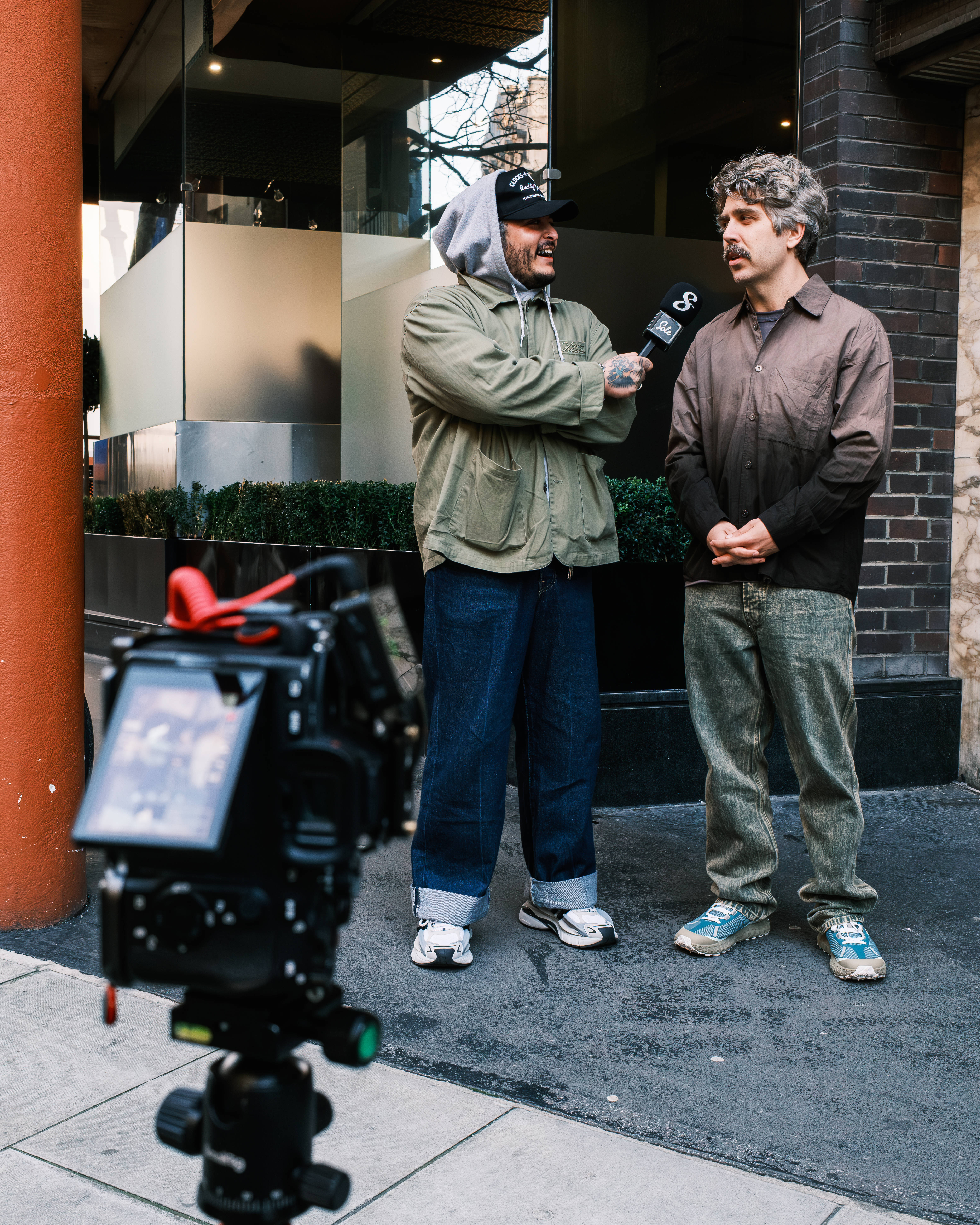 brandan dunne and taylor from the sole supplier talking threads