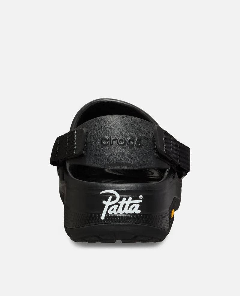 Patta x Crocs Classic EXP Clog Black 212487 001 h eel