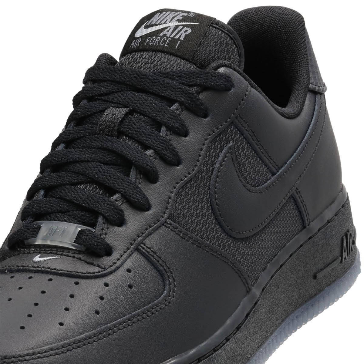 Nike Air Force 1 Low Black Light Smoke Grey Detail 1