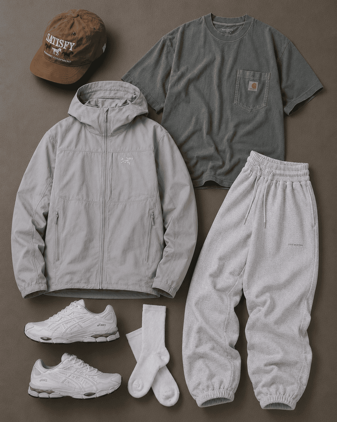 cosy outfit for asics gel nyc