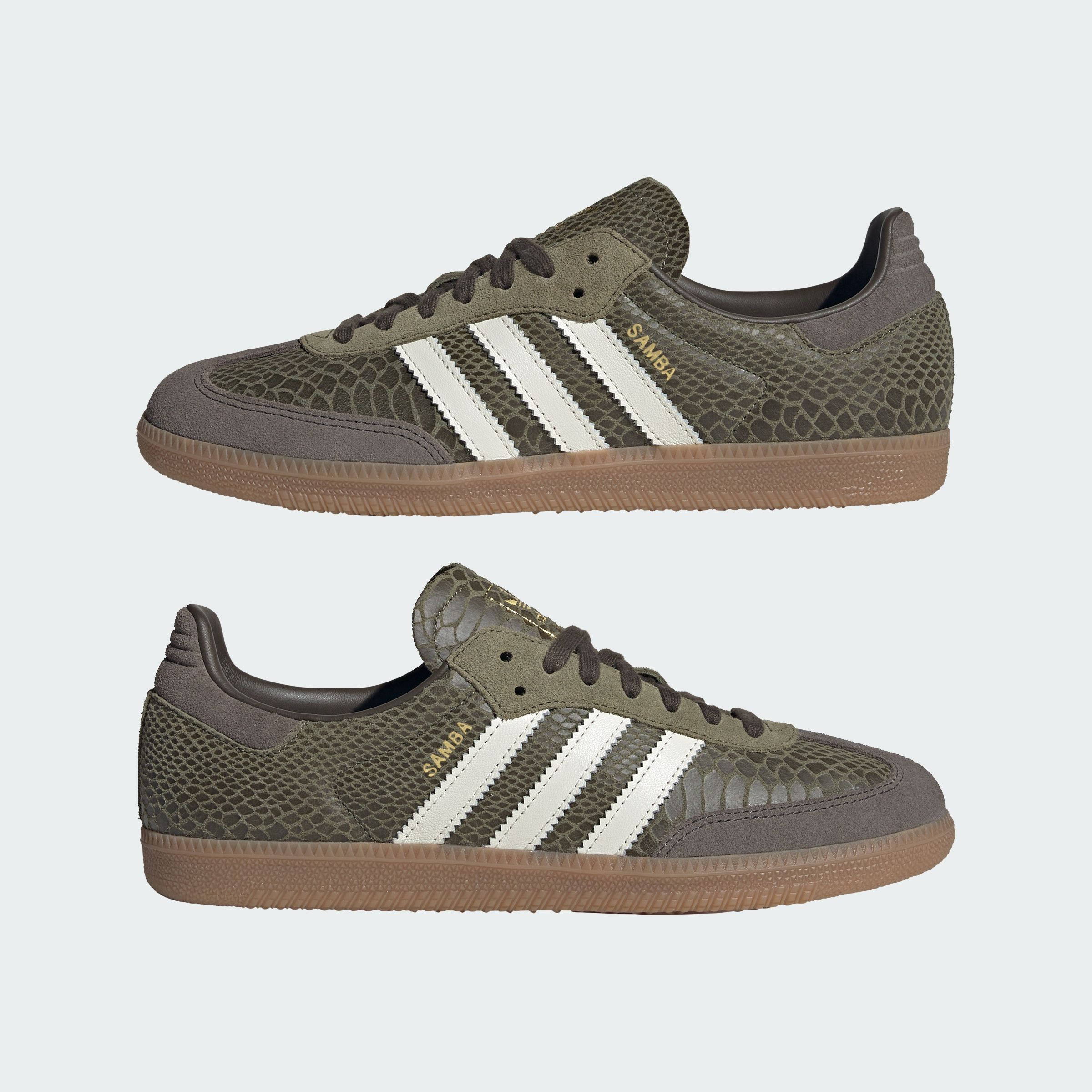 adidas Samba OG Croc Olive KK3275 feature