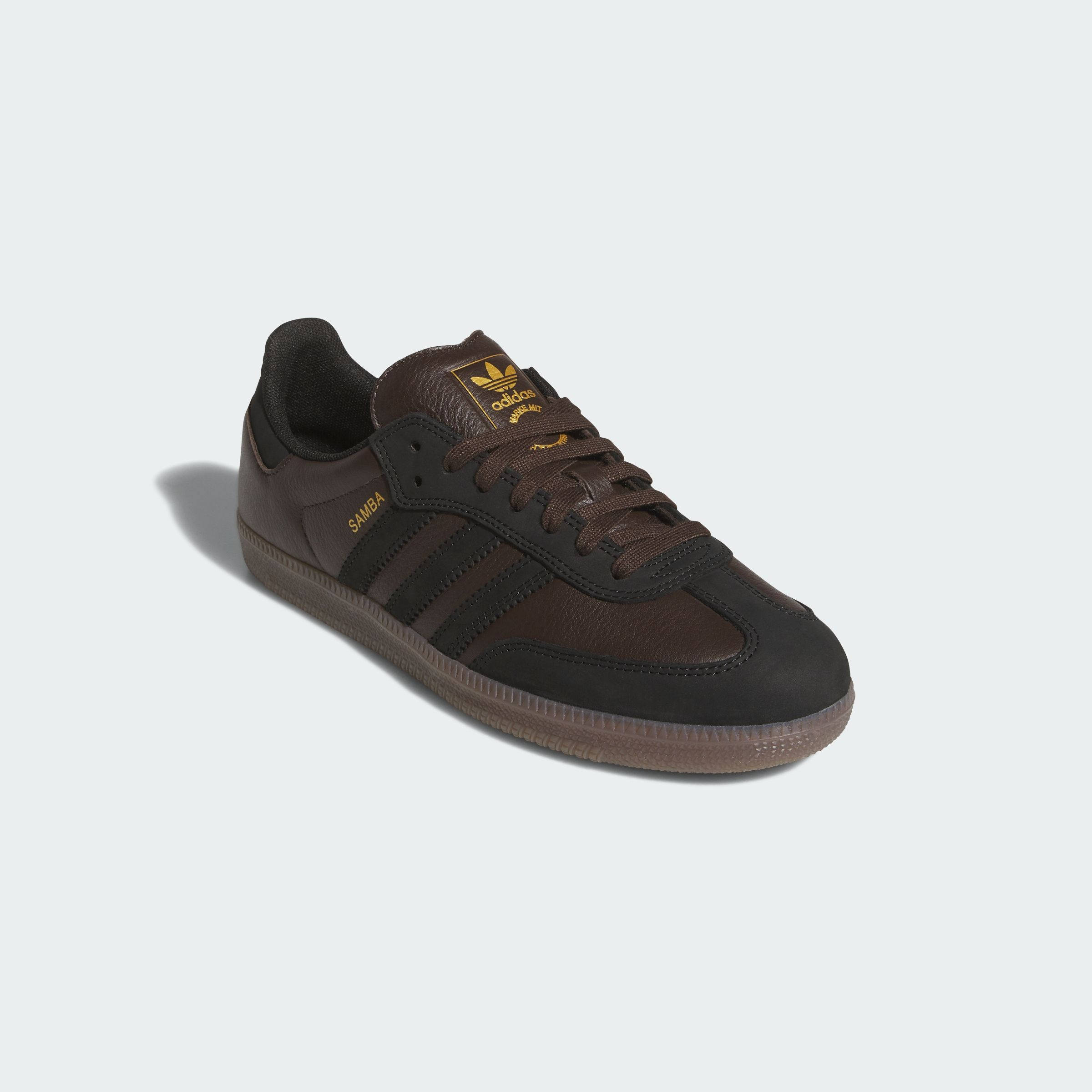 adidas Samba ADV Dark Brown Black Gum KJ0263 front