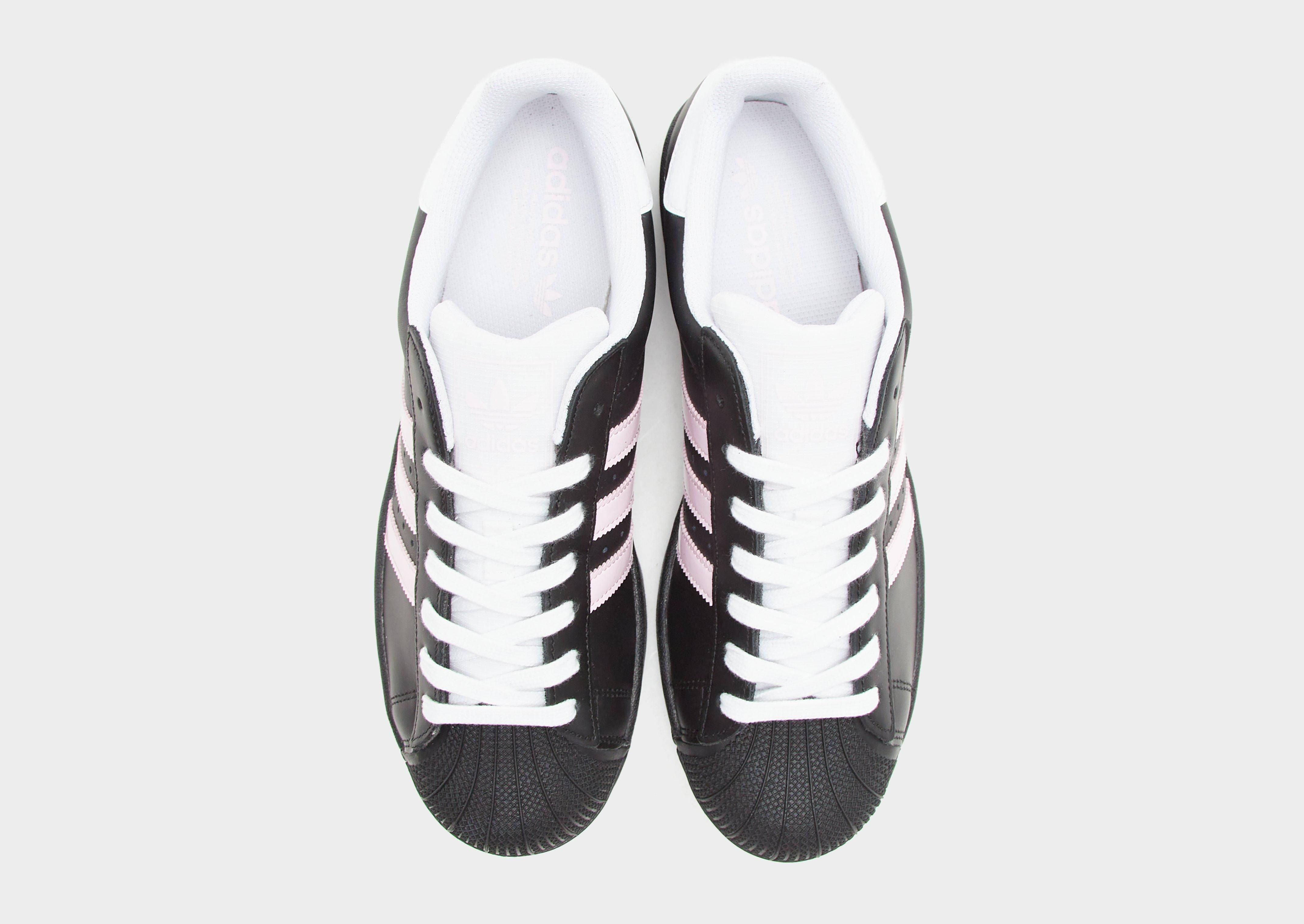 adidas Superstar II Black Pink HQ5668 middle