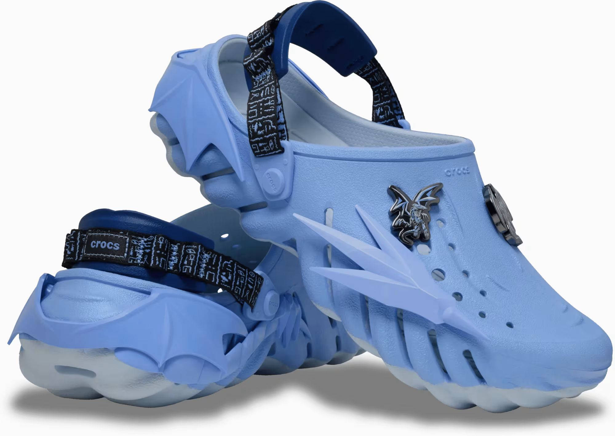 Yu Gi Oh! x Crocs Classic Echo Clog Blue Eyes 213732 90H front