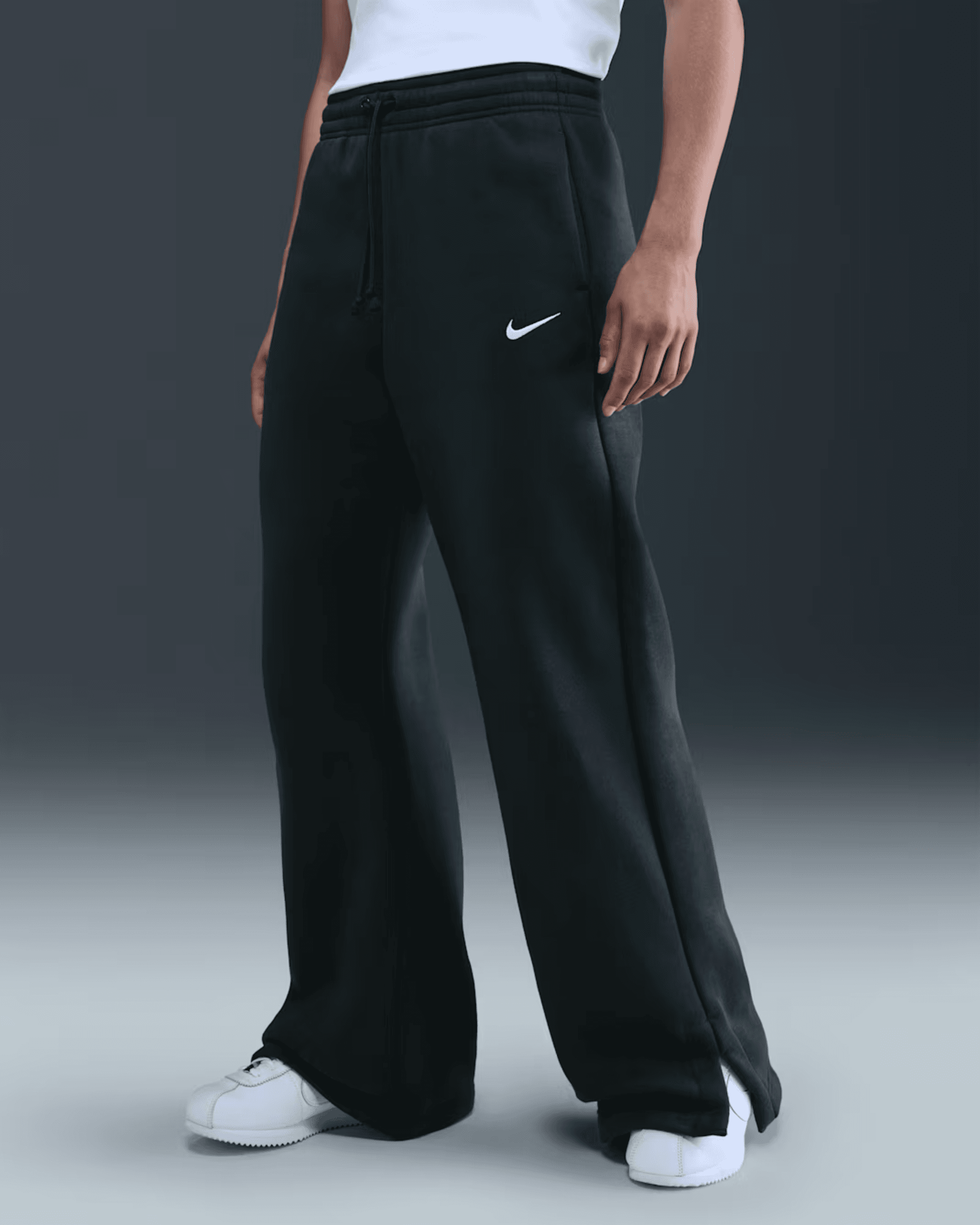 Phoenix Fleece Women's High Waisted Wide Leg Trousers