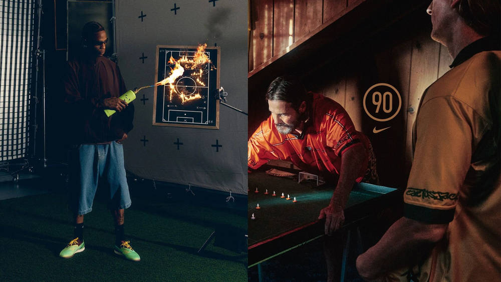 Travis Scott Joins Nike in its World Cup Domination with New T90 Collab Travis Scott Joins Nike in its World Cup Domination with New T90 Collab