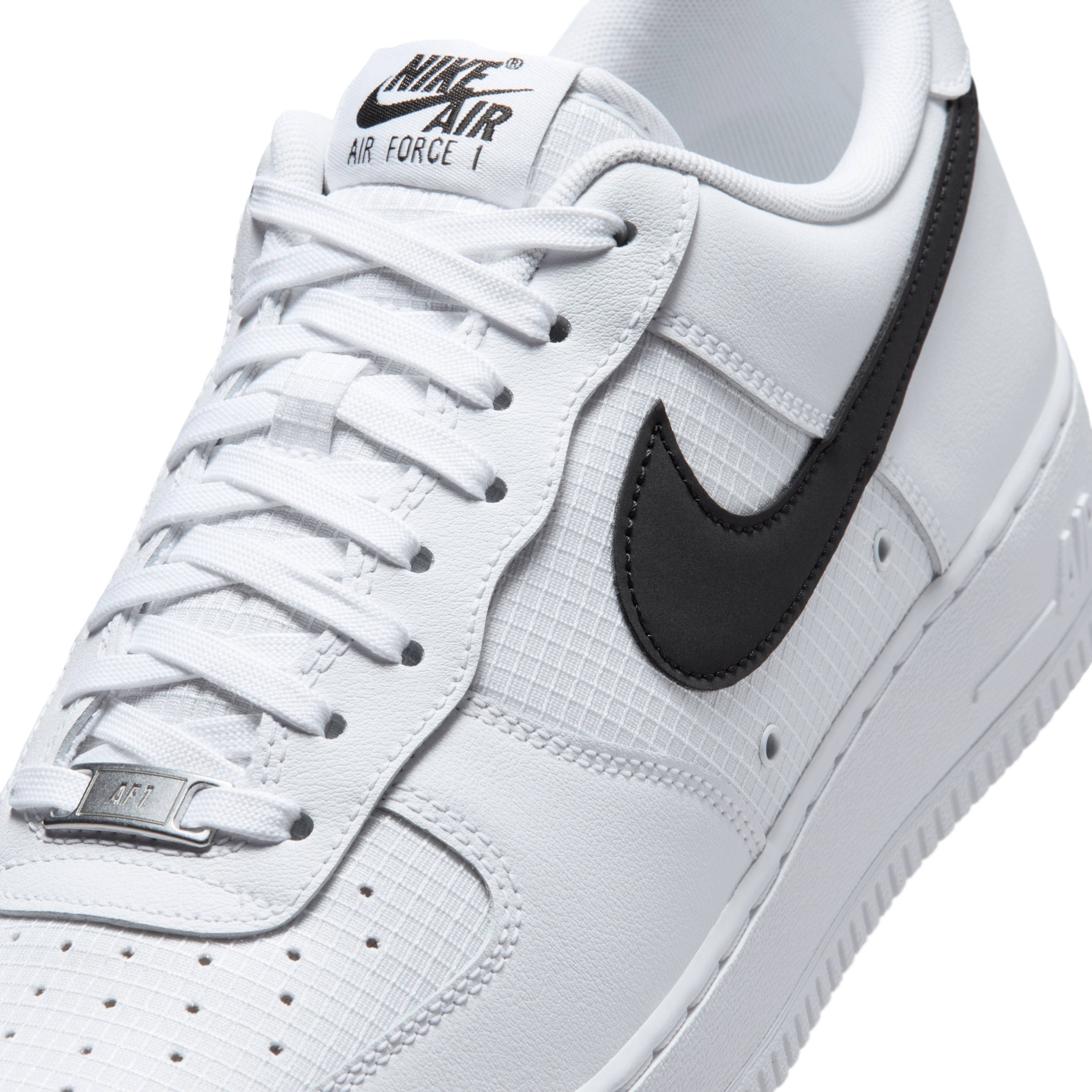 Nike Air Force 1 Low Tech White Black IR0952 100 side