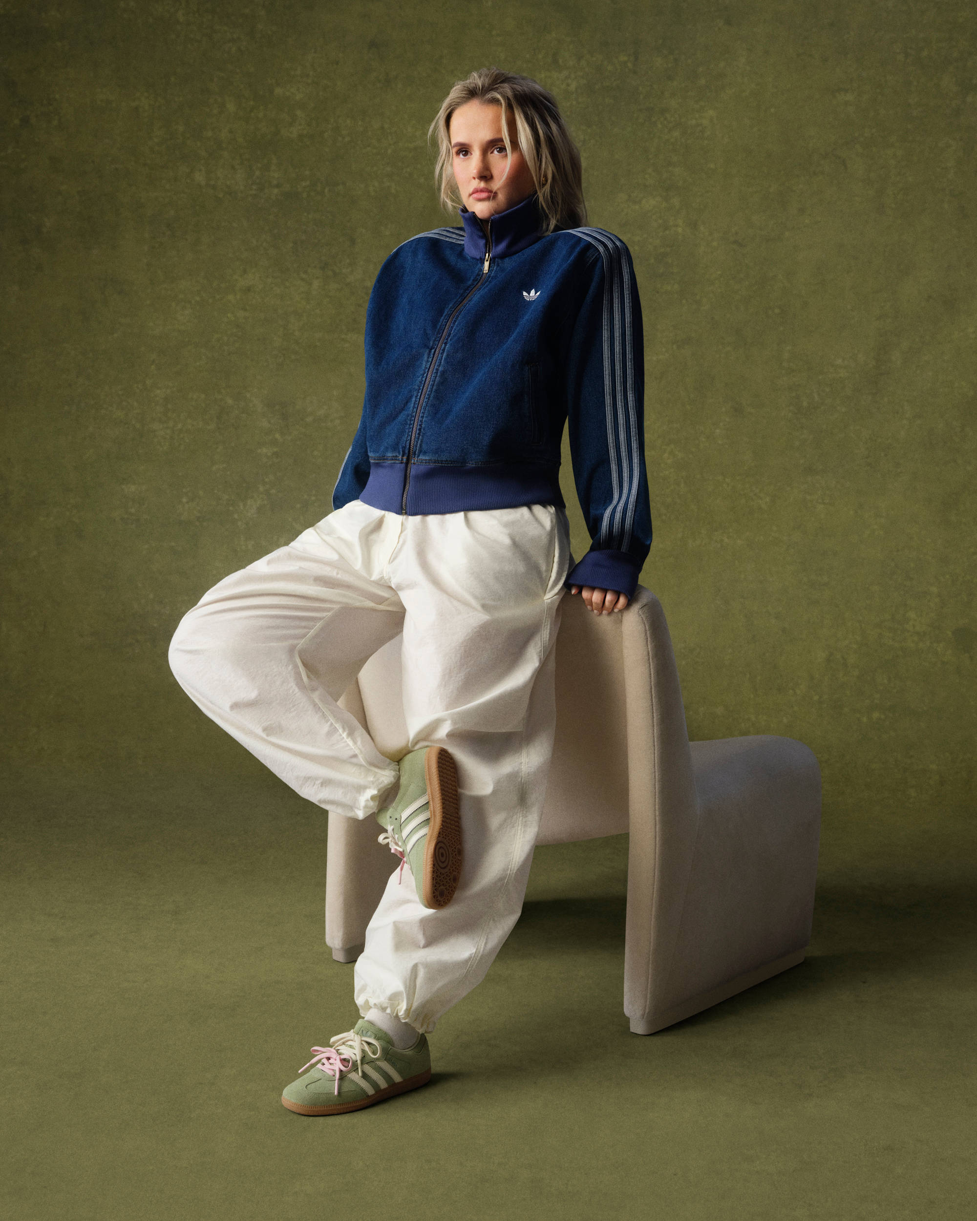 molly mae adidas samba matcha