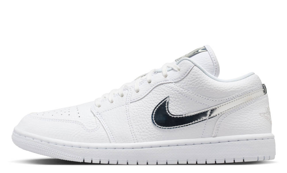 Air Jordan 1 Low SE White Metallic Silver