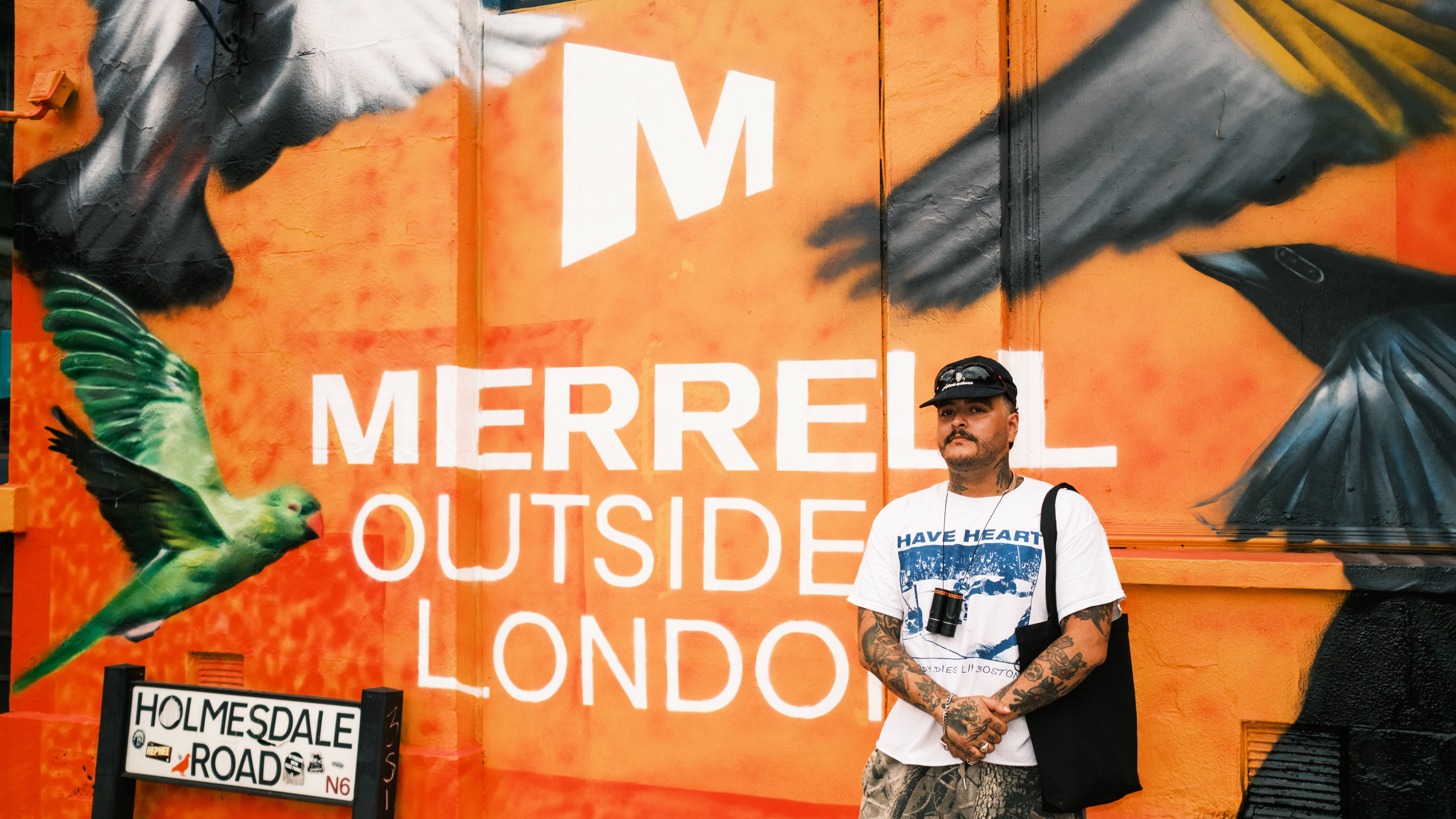 Merrell outside London event