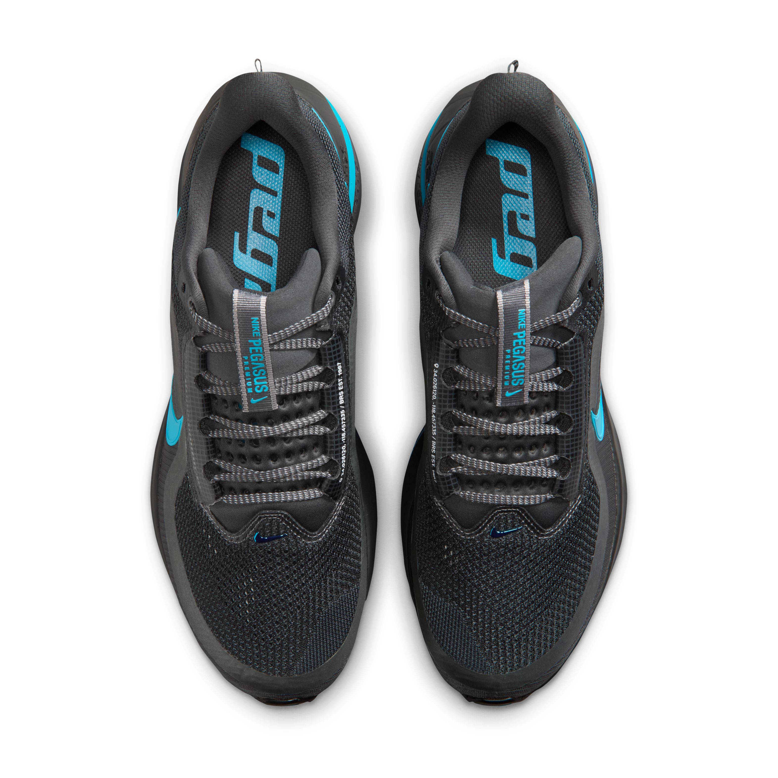 Nike Air Zoom Pegasus Premium Anthracite Light Current Blue HQ2592 018 middle