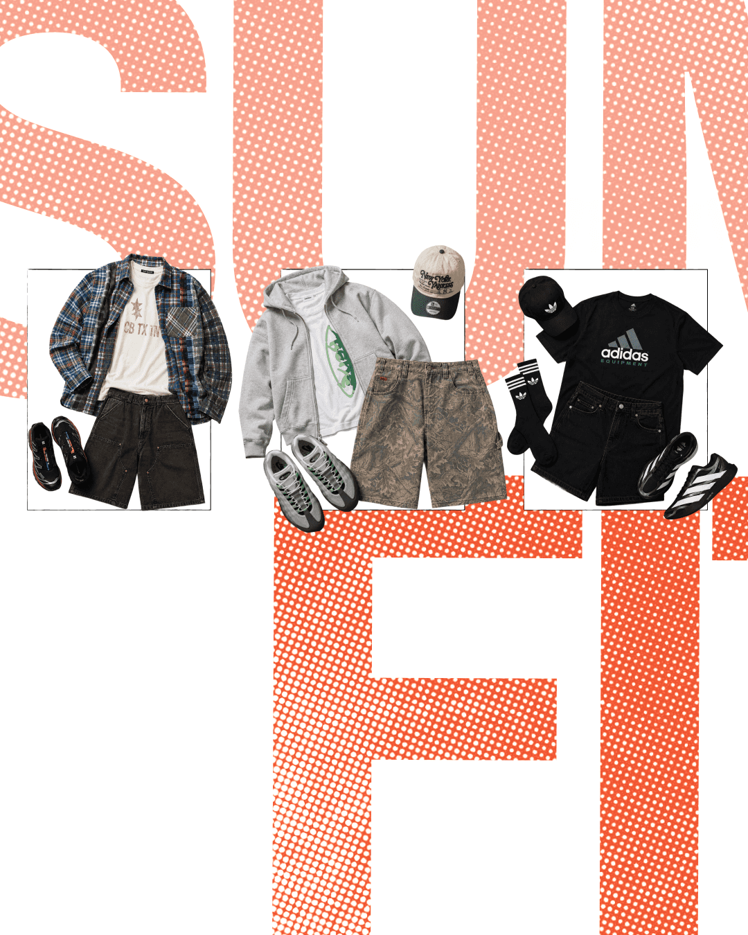 Three outfits