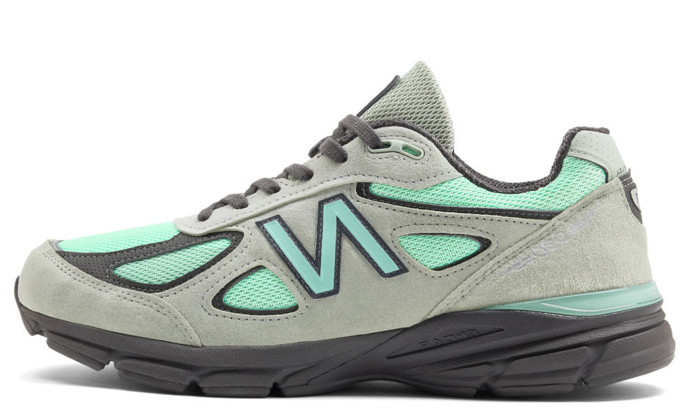 New Balance 990v4 Silver Moss Bright Mint | U990GE4