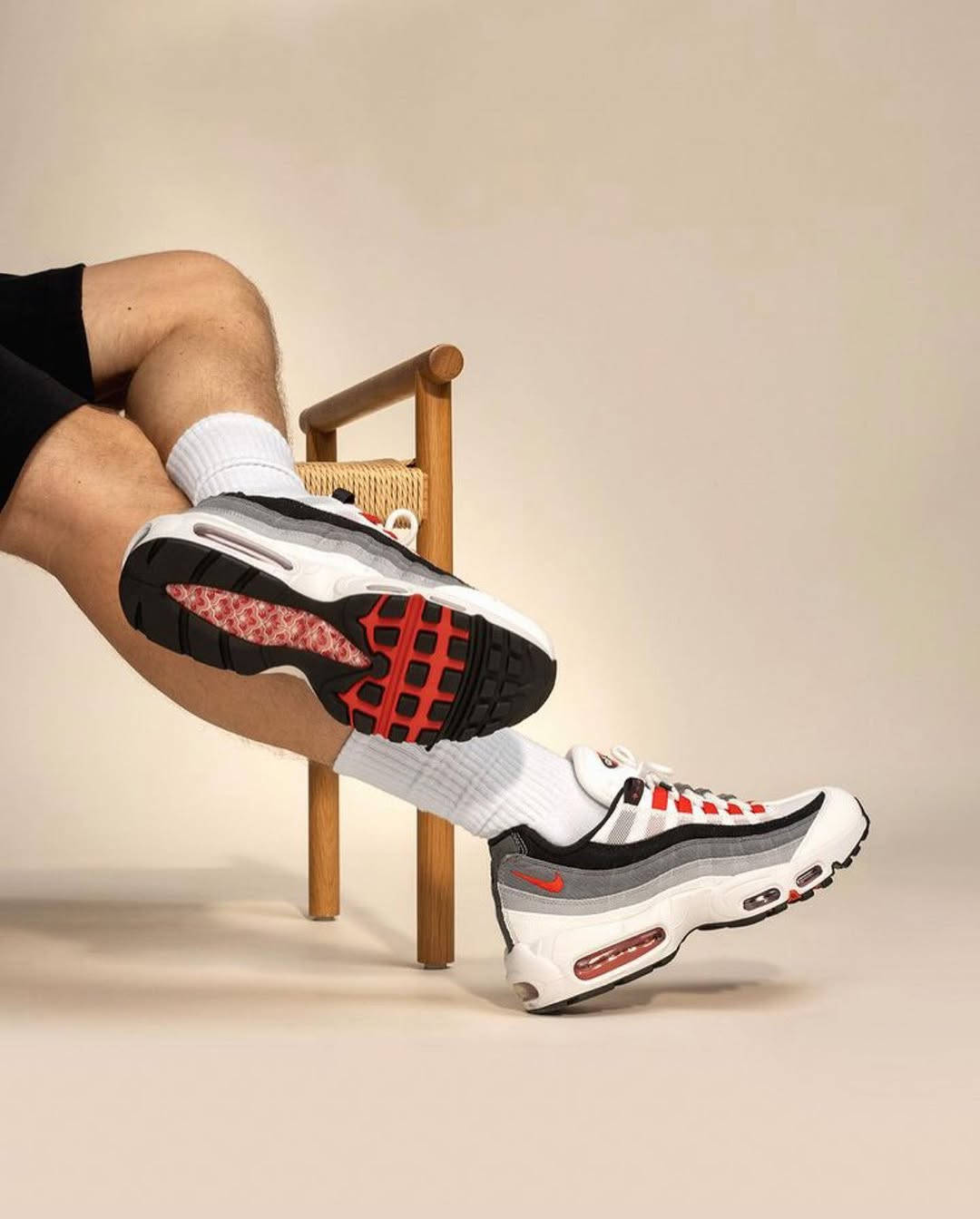 air max 95 comet japan 2022 on foot editorial photos