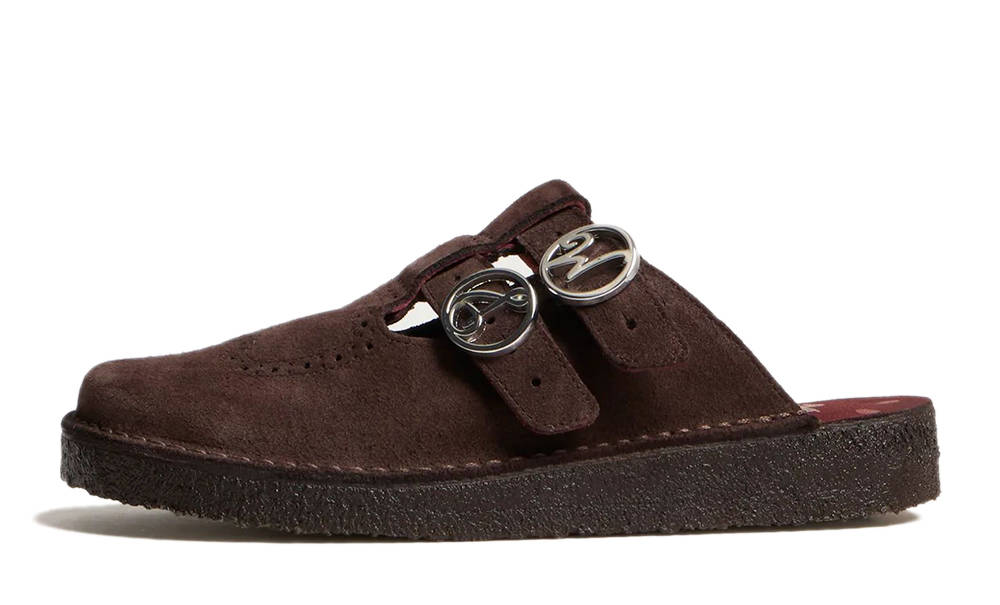 Damson Madder x Clarks Mary Jane Mule Chocolate AW26-DM-4160