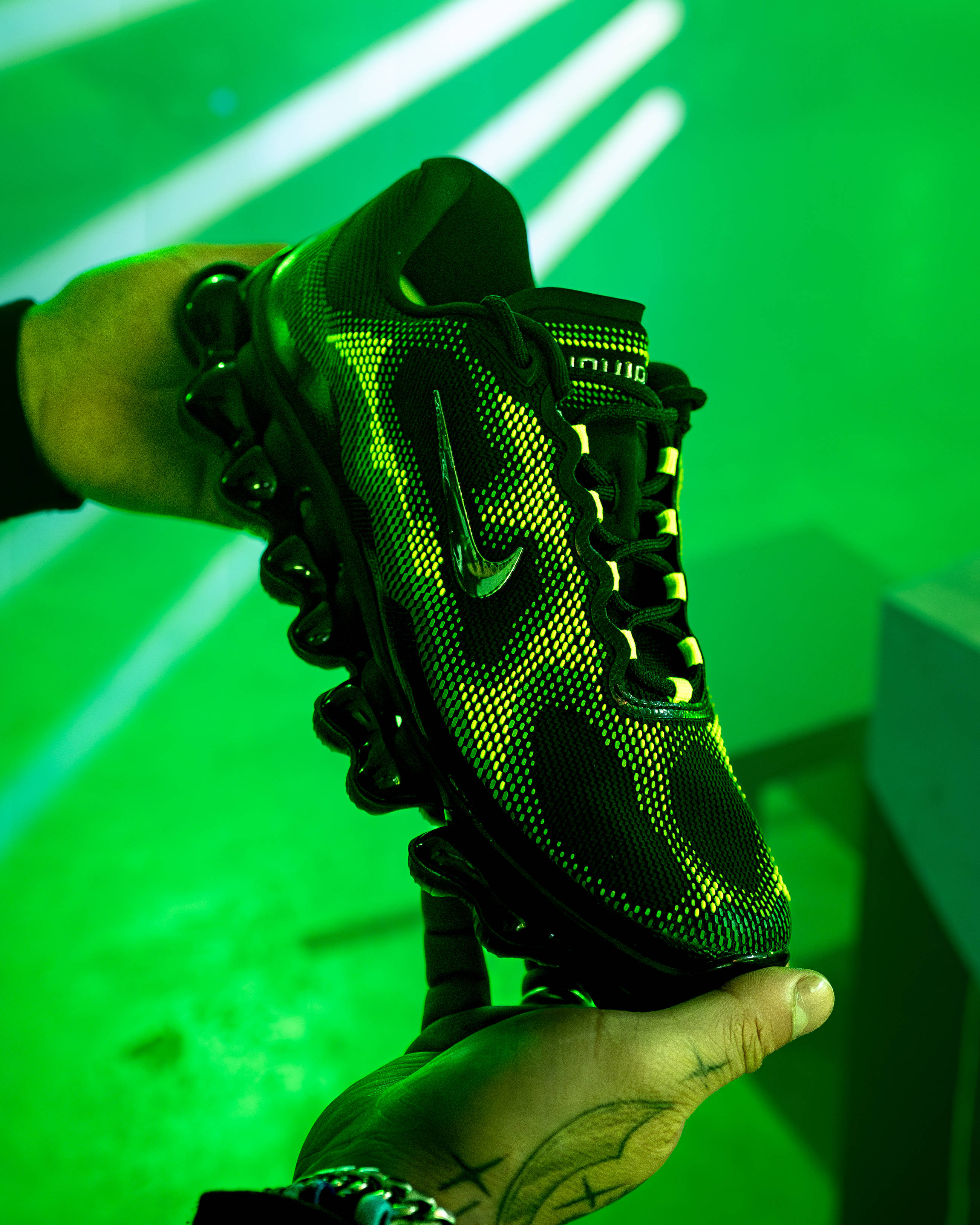 Nike Air Liquid Max Black Green Apple