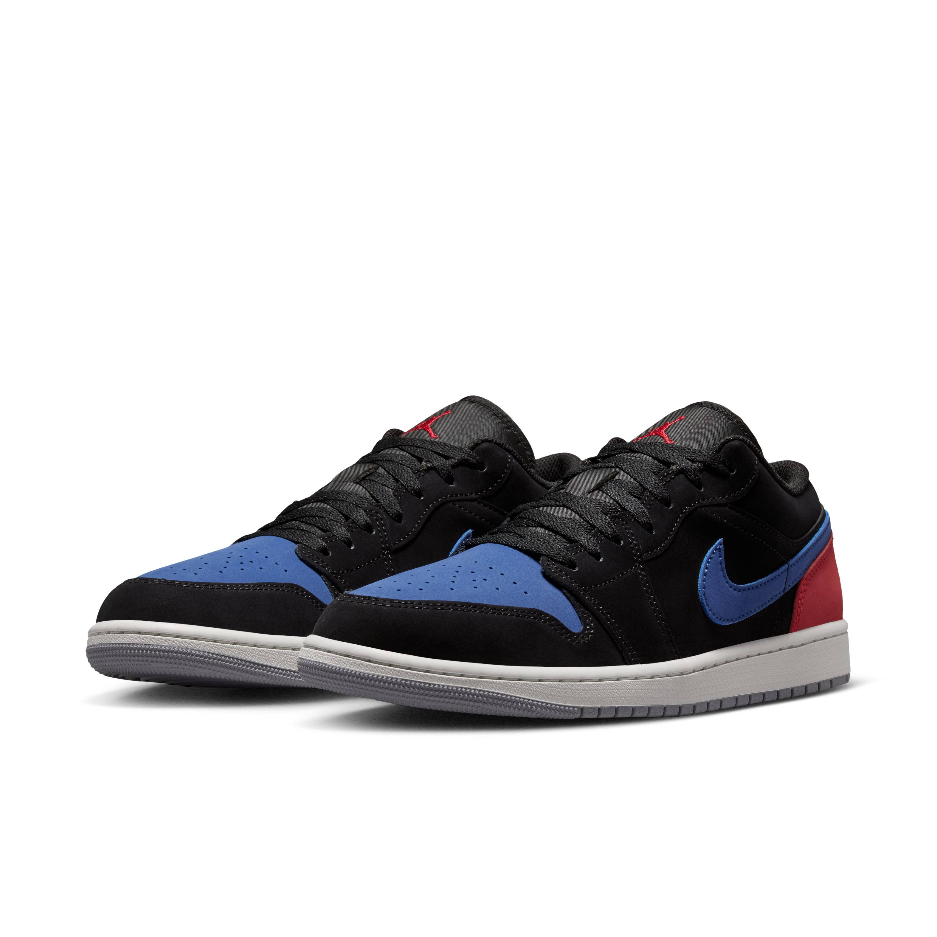 Air Jordan 1 Low True Blue Varsity Red 553558 049 front
