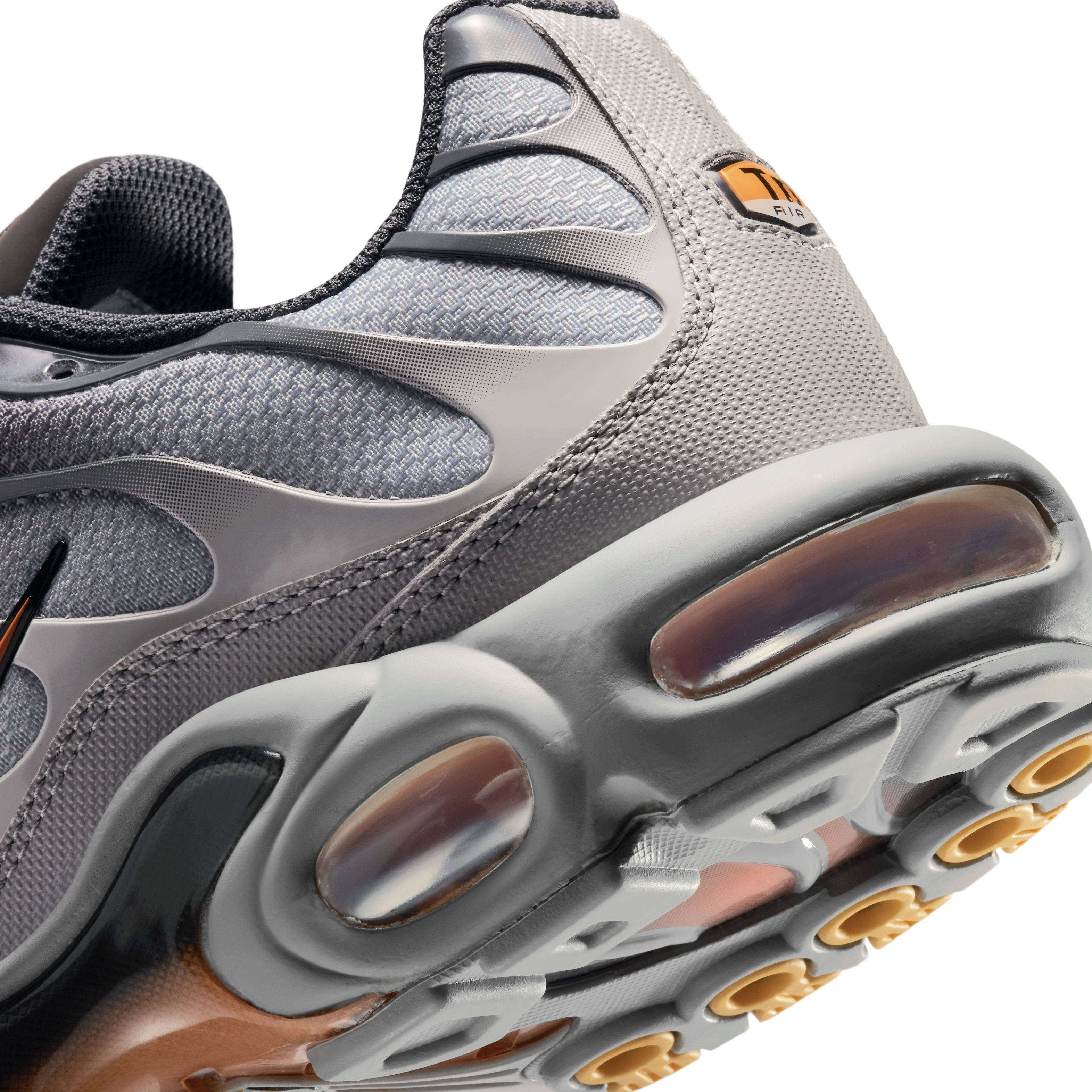 Nike TN Air Max Plus Grey Hot Curry DM0032 037 heel