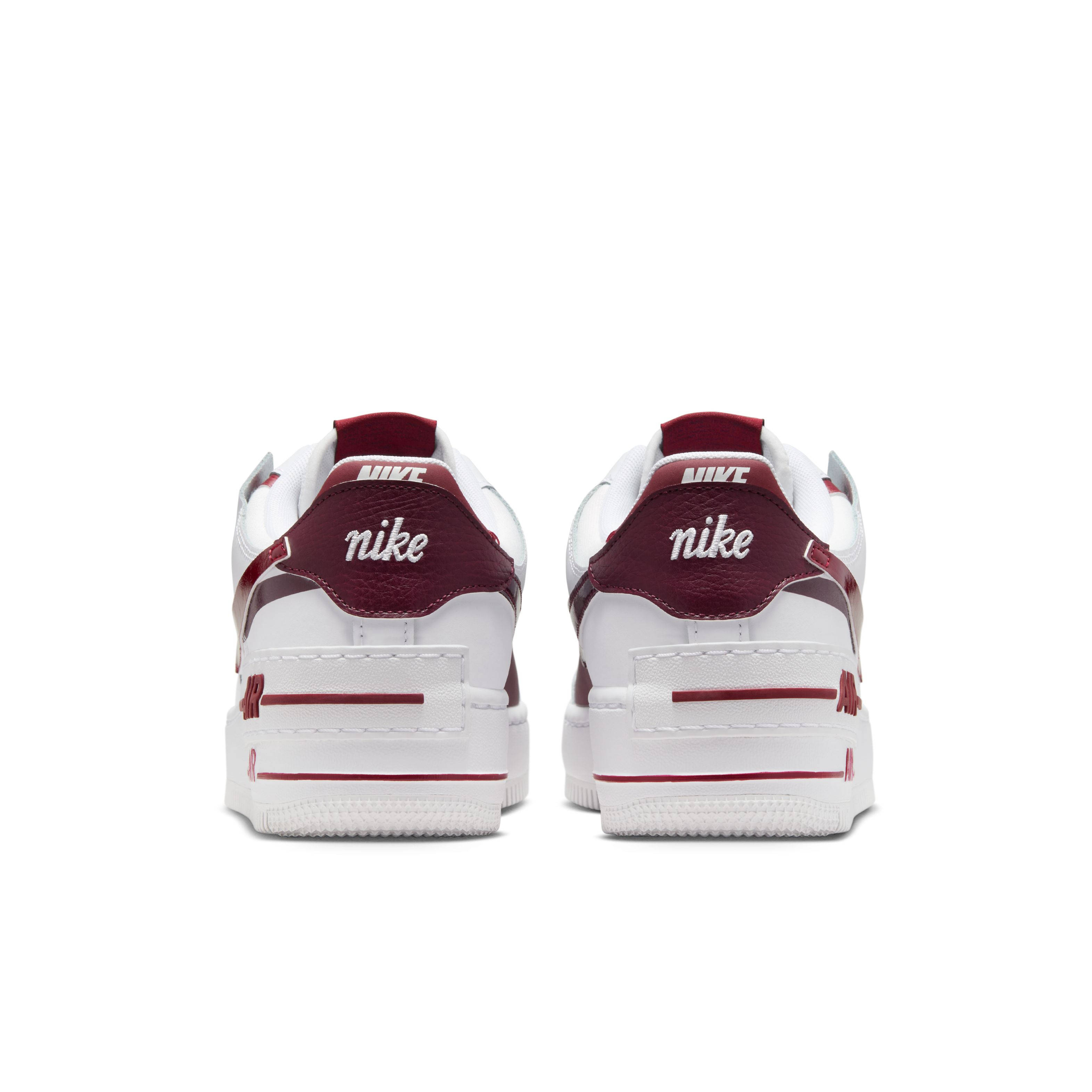 Nike Air Force 1 Shadow White Night Maroon CI0919 123 back