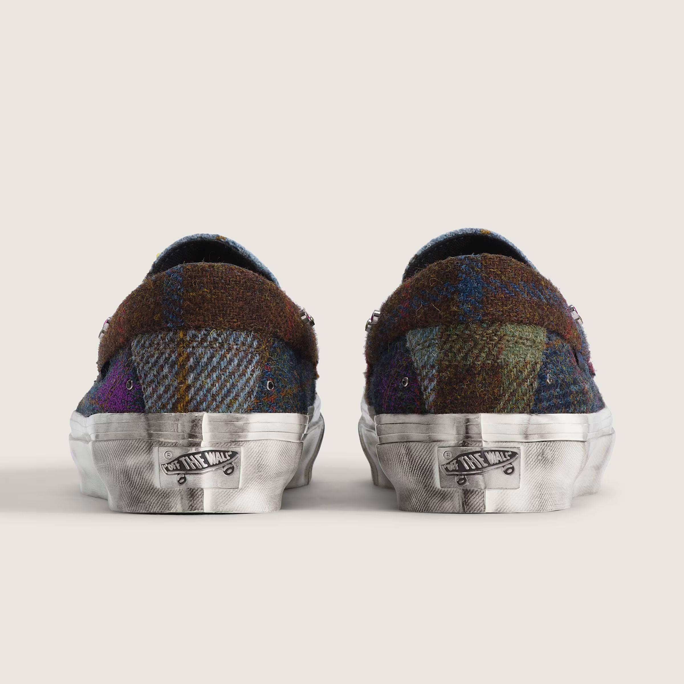 Harris Tweed x Vans Premium Loafer 53 Brown VN000Y8MCYL back
