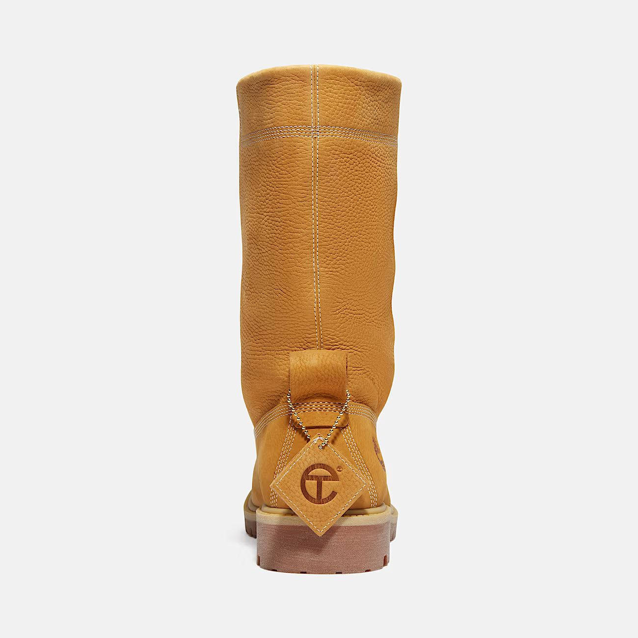 Timberland x TELFAR Premium Pull On Boot Yellow TB0A446G754 back