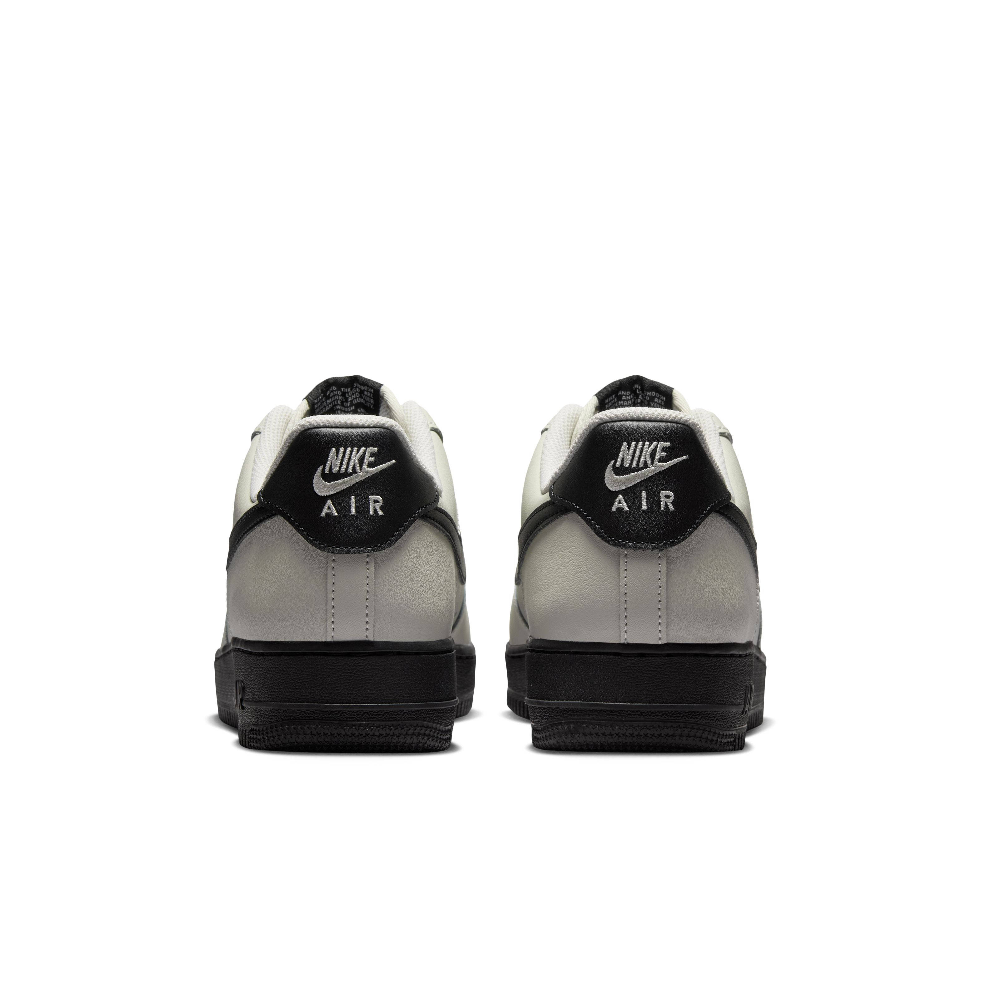 Nike Air Force 1 07 Light Bone Black FJ4146 005 back