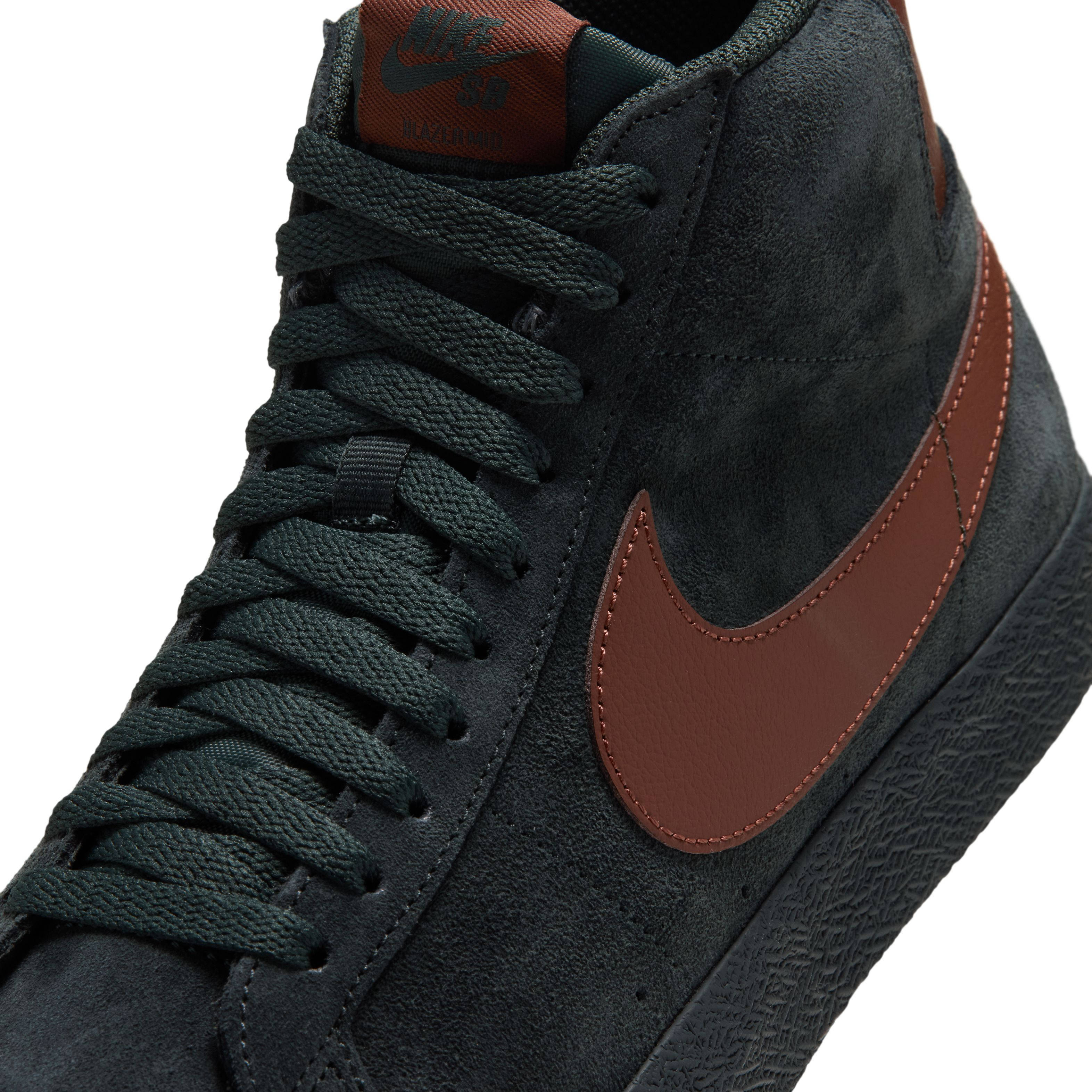 Nike SB Zoom Blazer Mid Black Spruce Brown IO0667 300 side