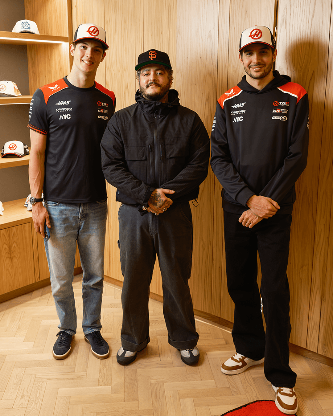 Our Talking Threads with TGR Haas F1's Ollie Bearman and Esteban Ocon