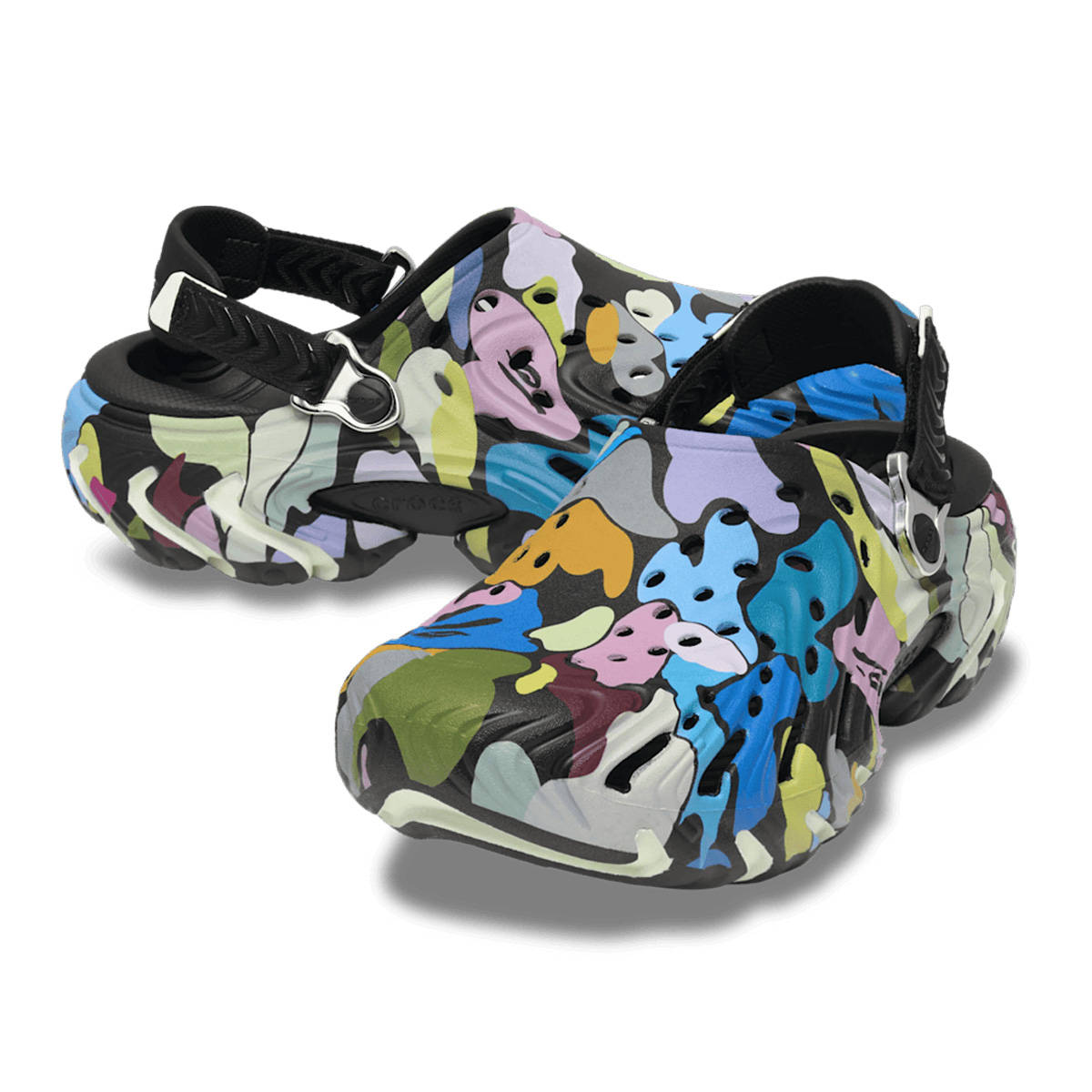 BAPE x Crocs Echo Clog 2 Black Multi Pair