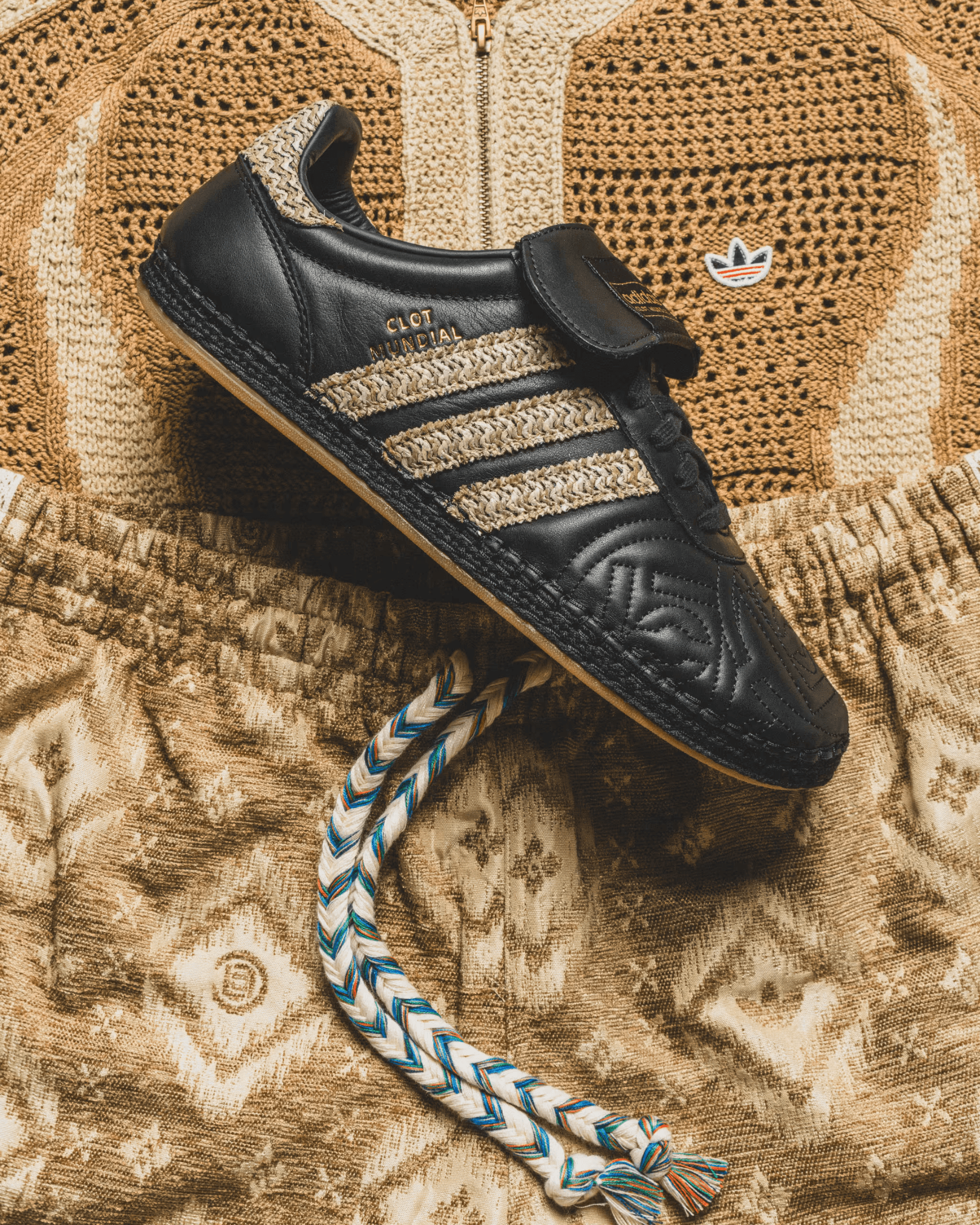 CLOT x adidas Mundial Black Gold