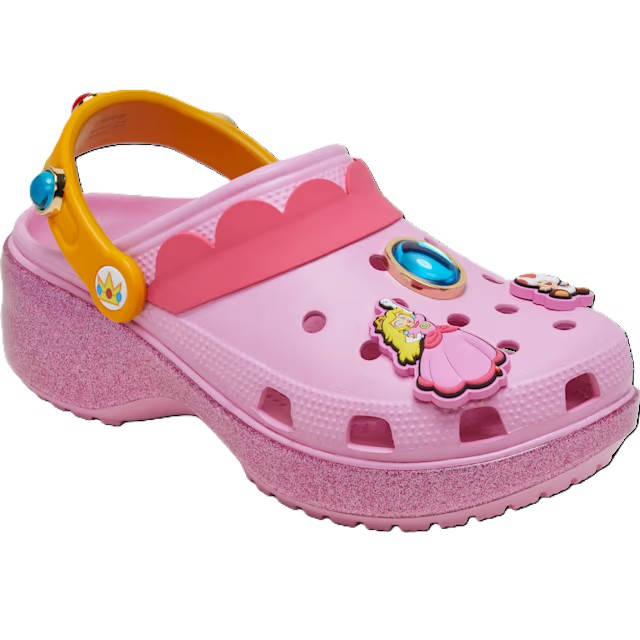 crocs classic clog princess peach