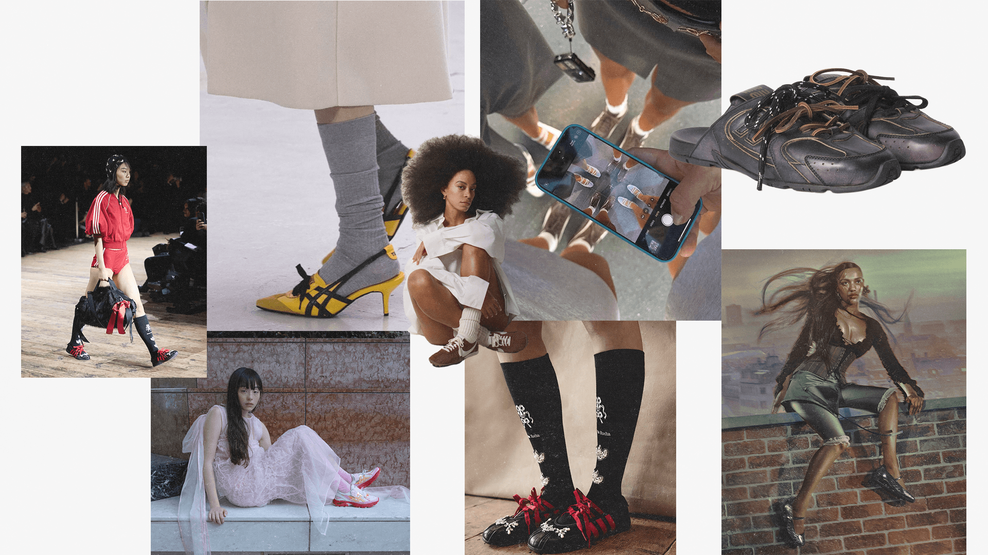 Images by adidas, Onitsuka Tiger, Asics, Puma, Nike and New Balance