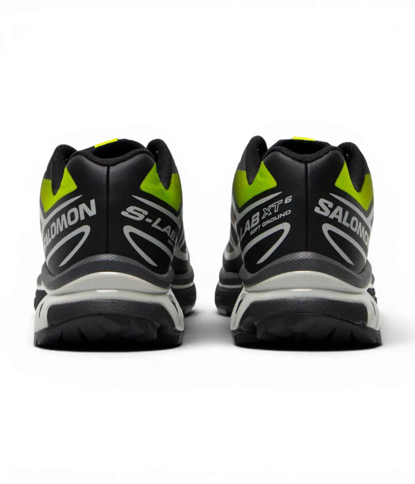 Salomon XT 6 Black Acid Lime L49275800 back
