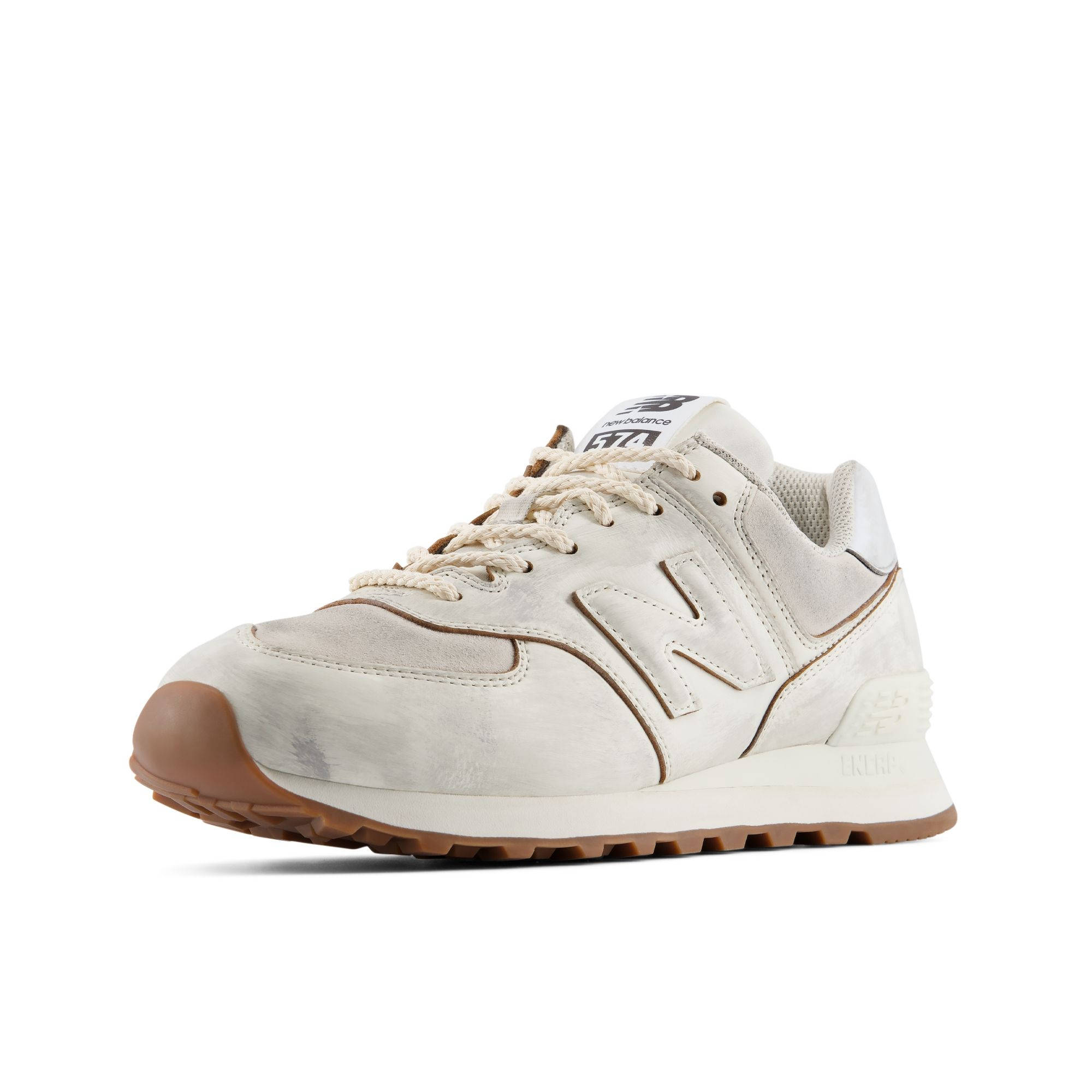 New balance 574 Sea Salt Breakfast Tea W574HF side