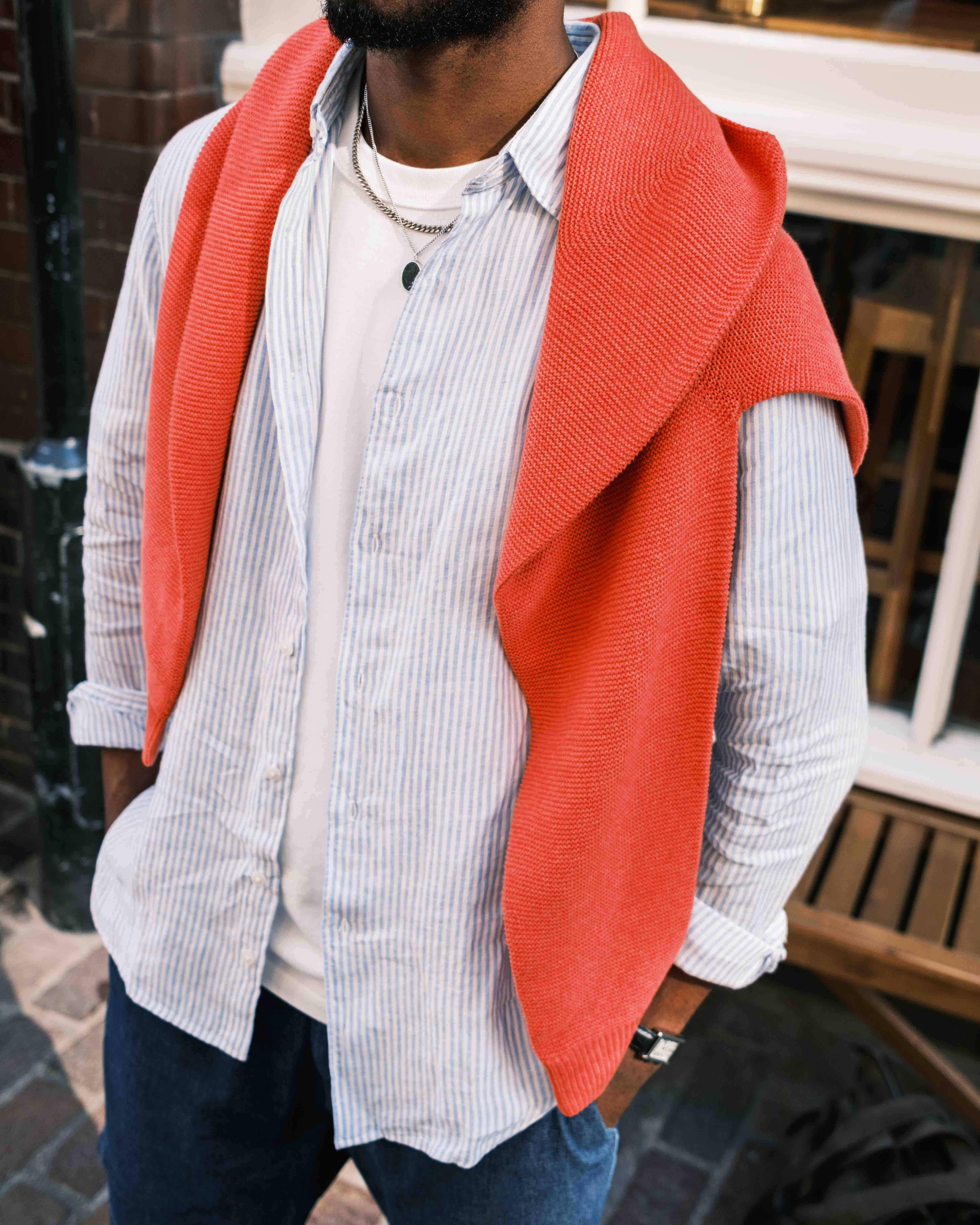 uniqlo linen shirt example for intro