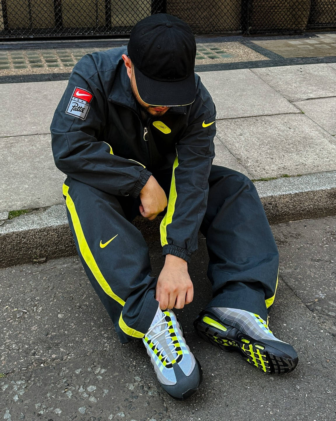 nike air max 95 with patta tracksuit curbside