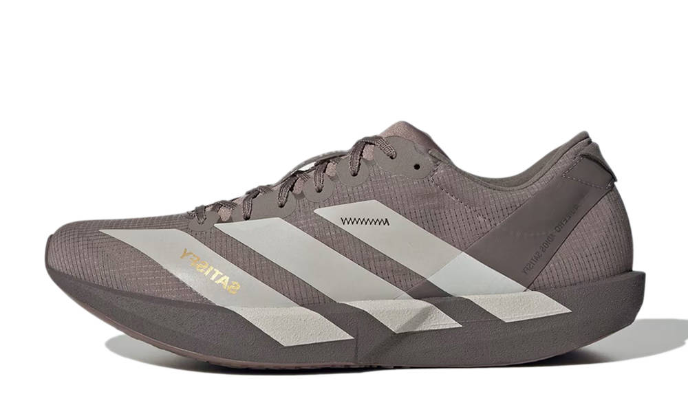 Satisfy x adidas Adizero Adios Charcoal