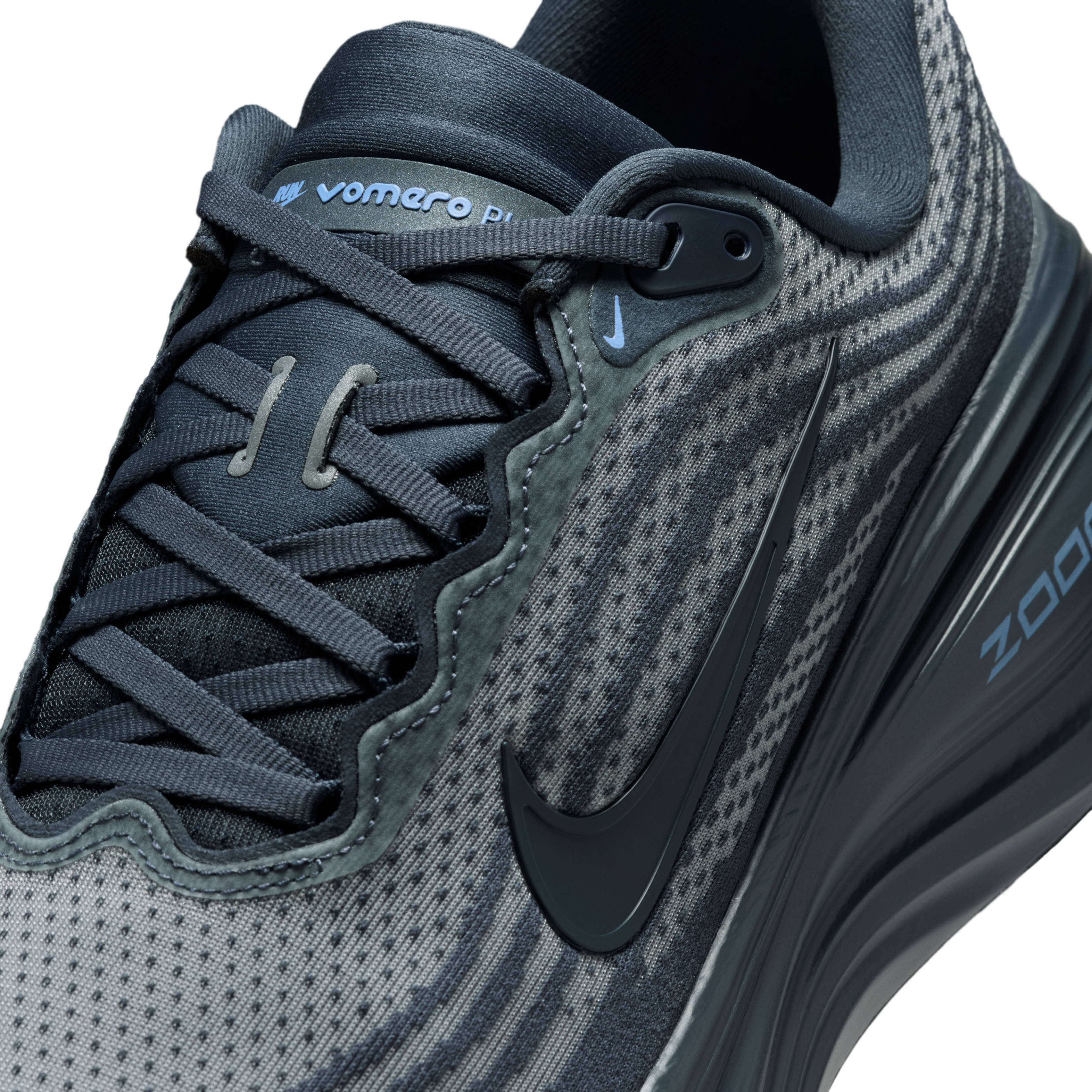 Nike Vomero Plus Royal Blue Cool Grey Detail