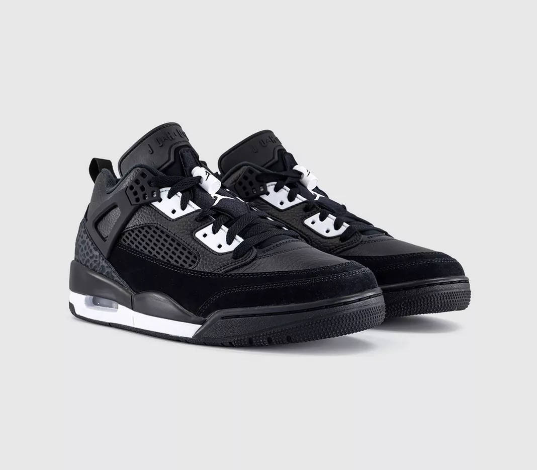 Jordan Spizike Low Black White White Anthracite Side