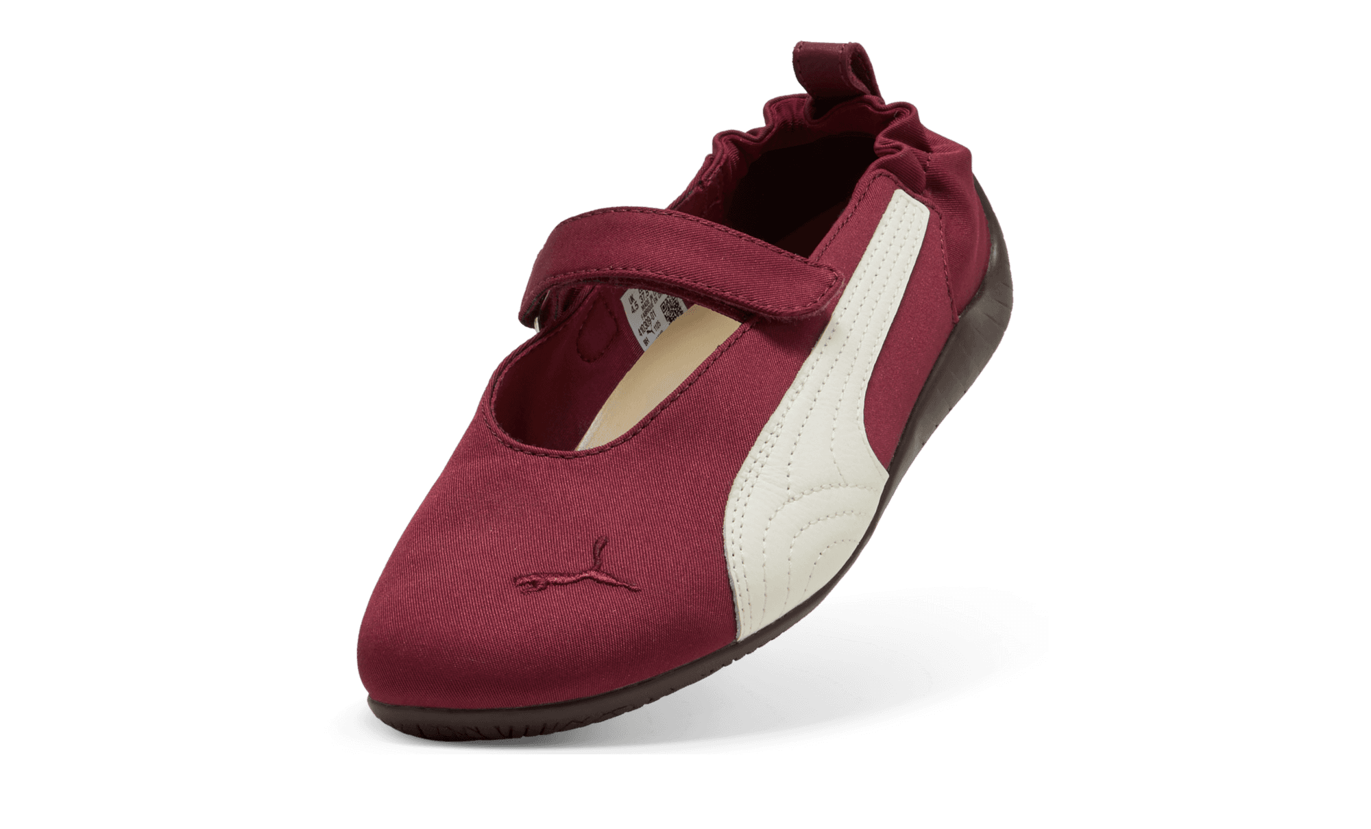 PUMA Speedcat Ballet Fleur Wine Red White 410309-01 side