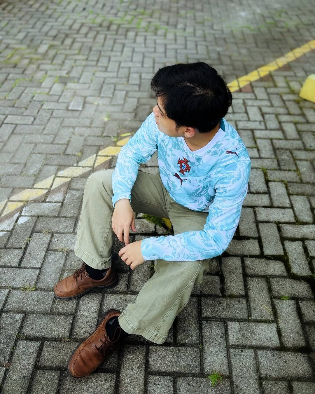 portgual away long sleeve styled streetwear