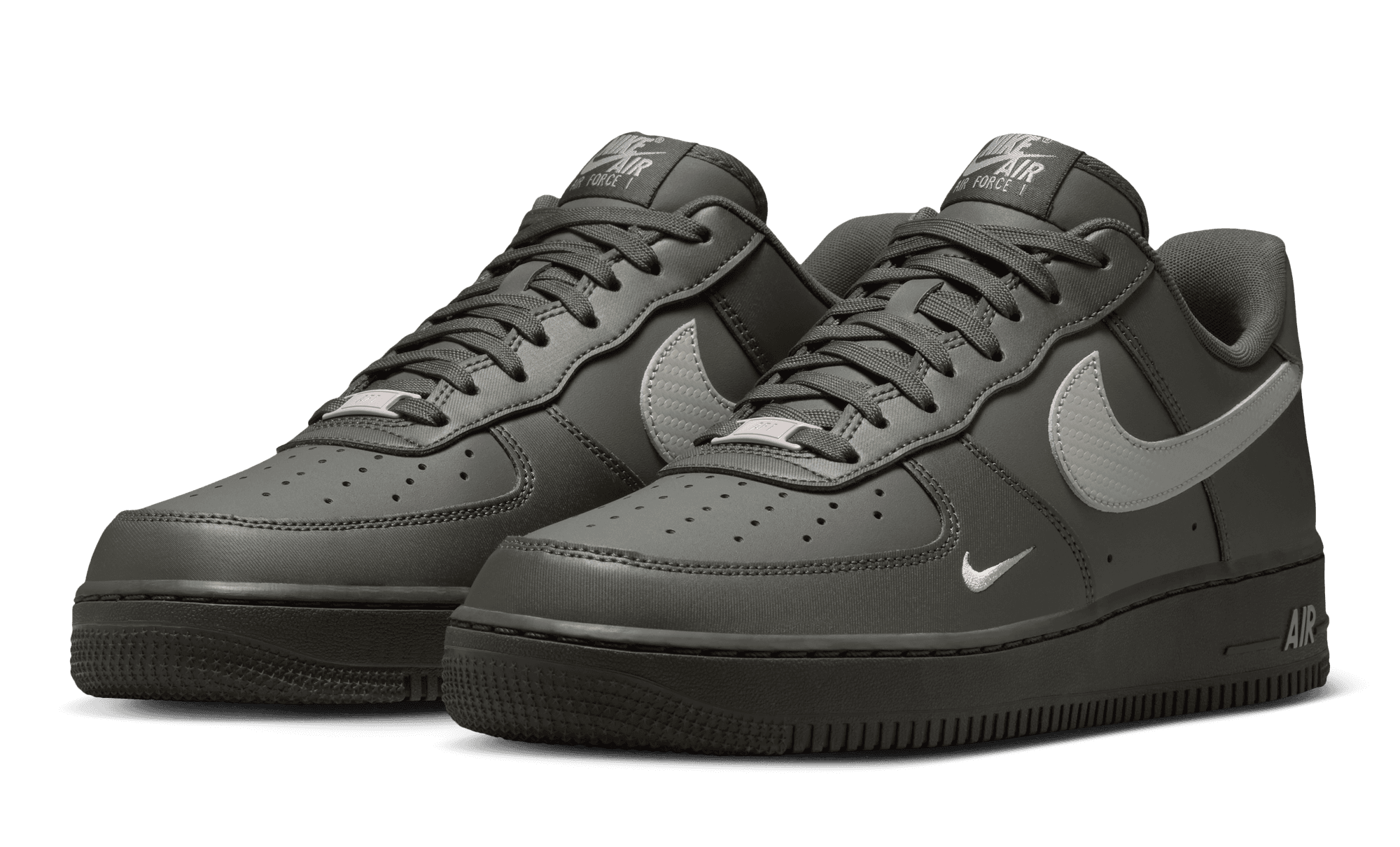 Nike Air Force 1 07 Newsprint College Grey | IV5732-001 front