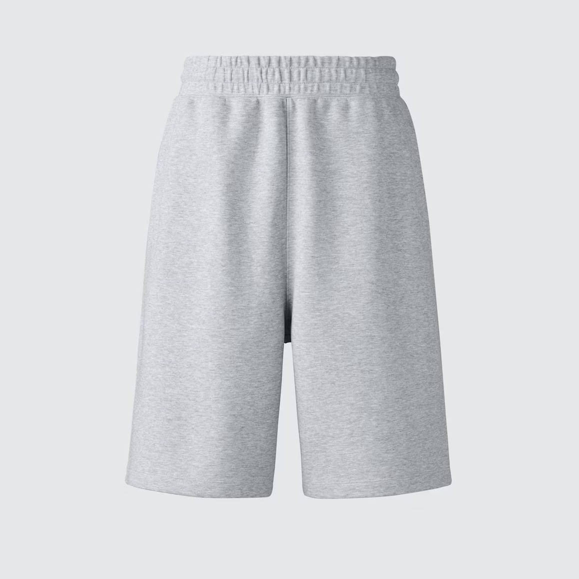 uniqlo c fleece shorts grey