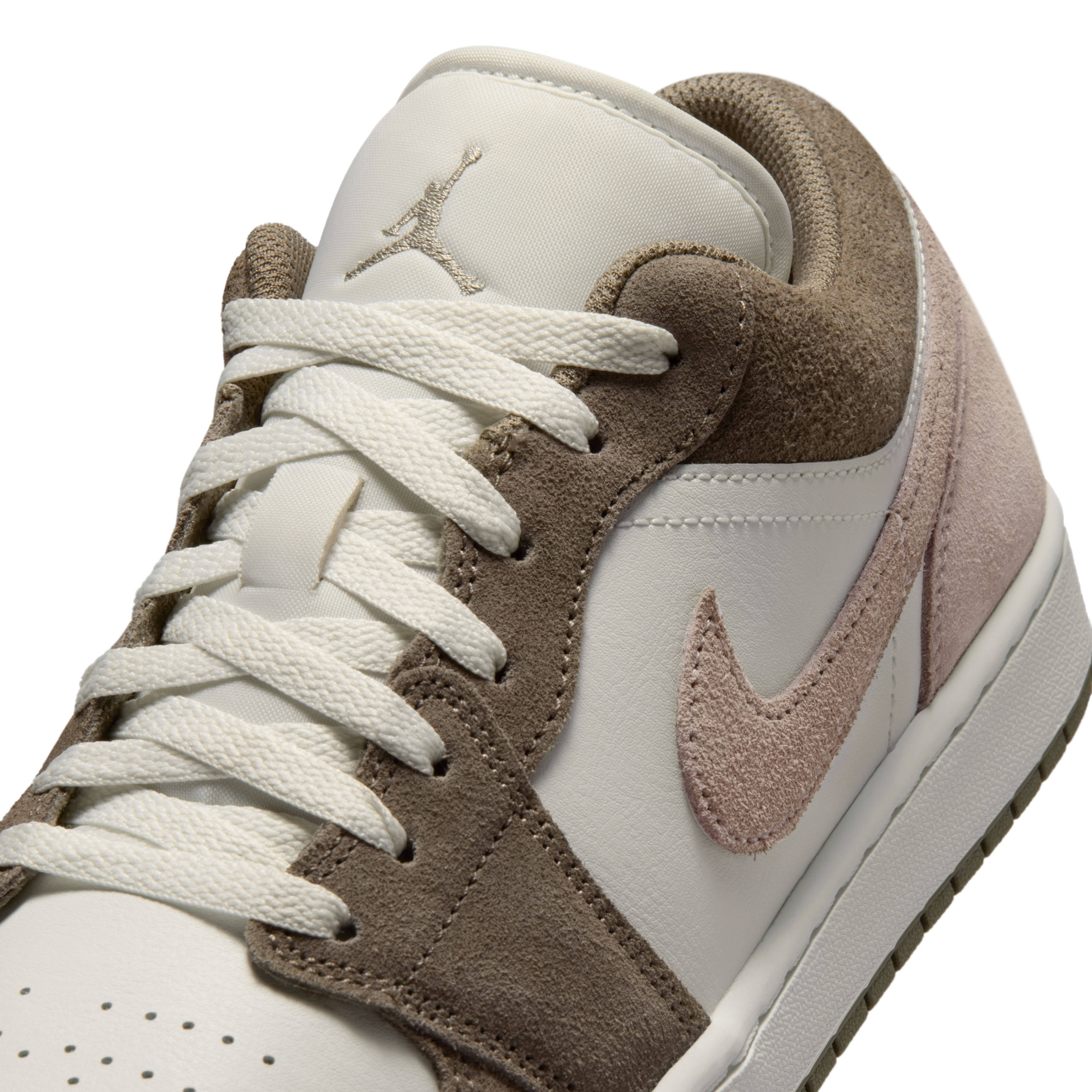 Air Jordan 1 Low Olive Grey Enigma Stone Detail