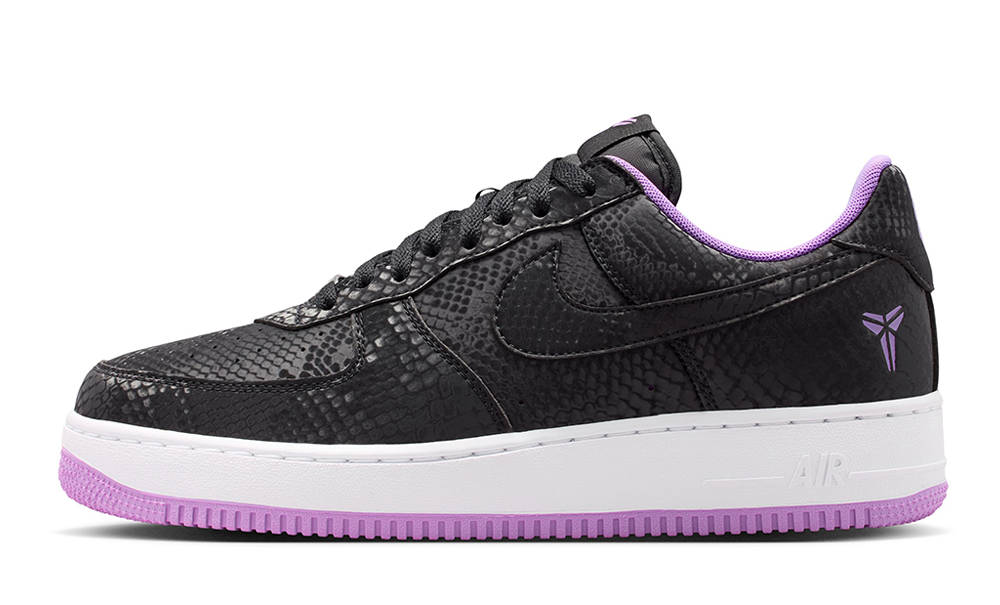 Kobe x Nike Air Force 1 Low Black Purple Stardust | IB0018-007